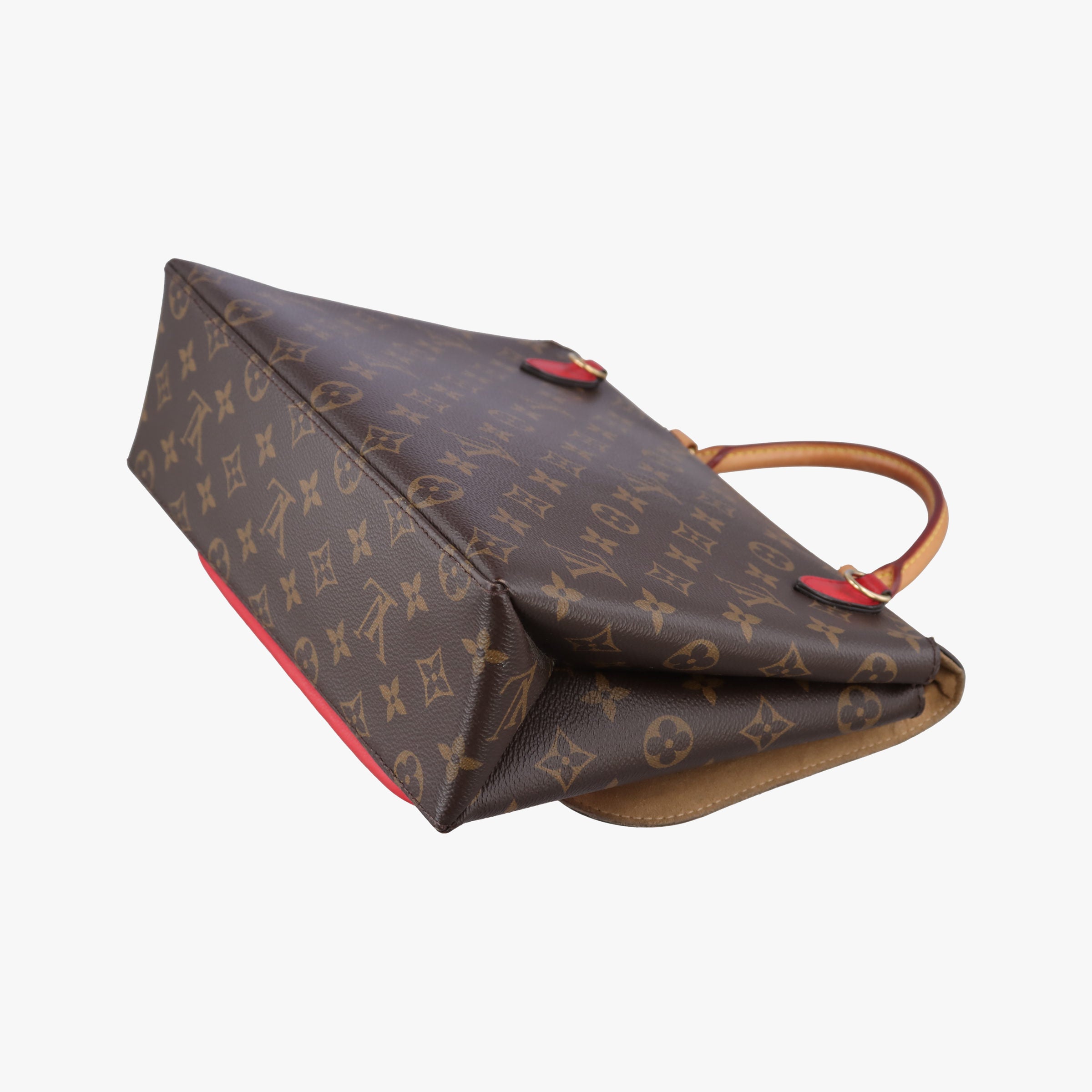 Pre-owned Louis Vuitton MARIGNAN Brown×COQUELICOT Monogram Canvas×calf leather M44286 shoulderbag | stylenewstar