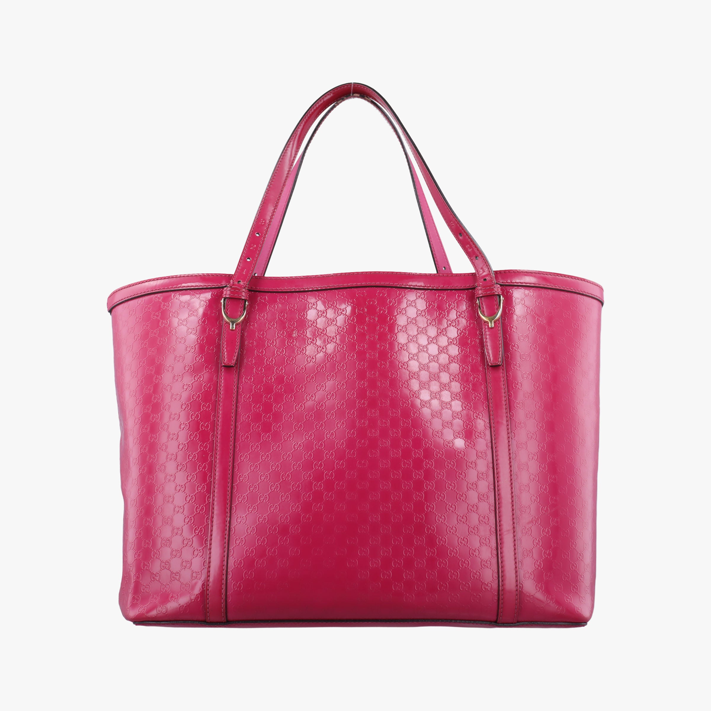 Pre-owned Gucci Microguccissima Nice Pink Patent 336776 handbag | stylenewstar