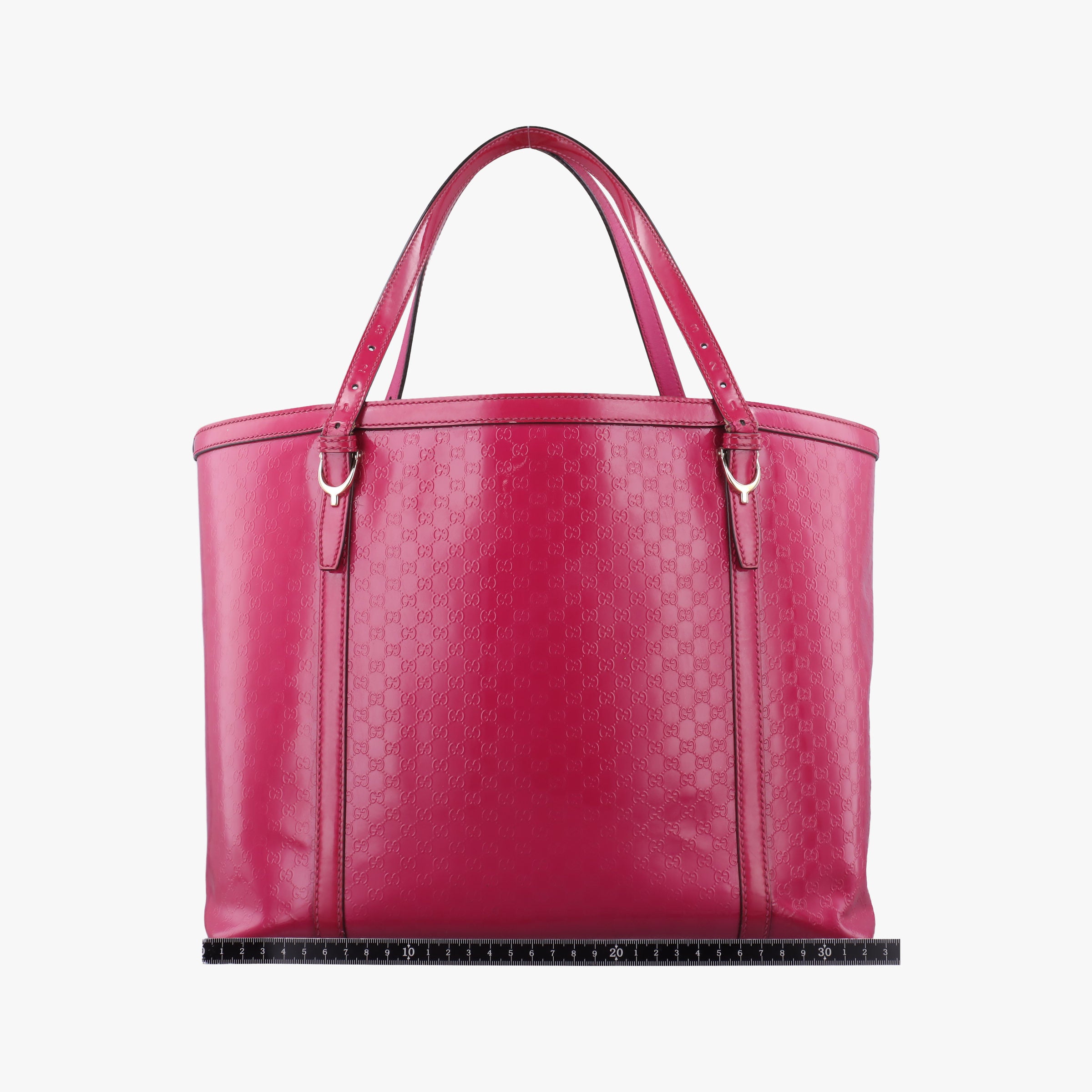 Pre-owned Gucci Microguccissima Nice Pink Patent 336776 handbag | stylenewstar