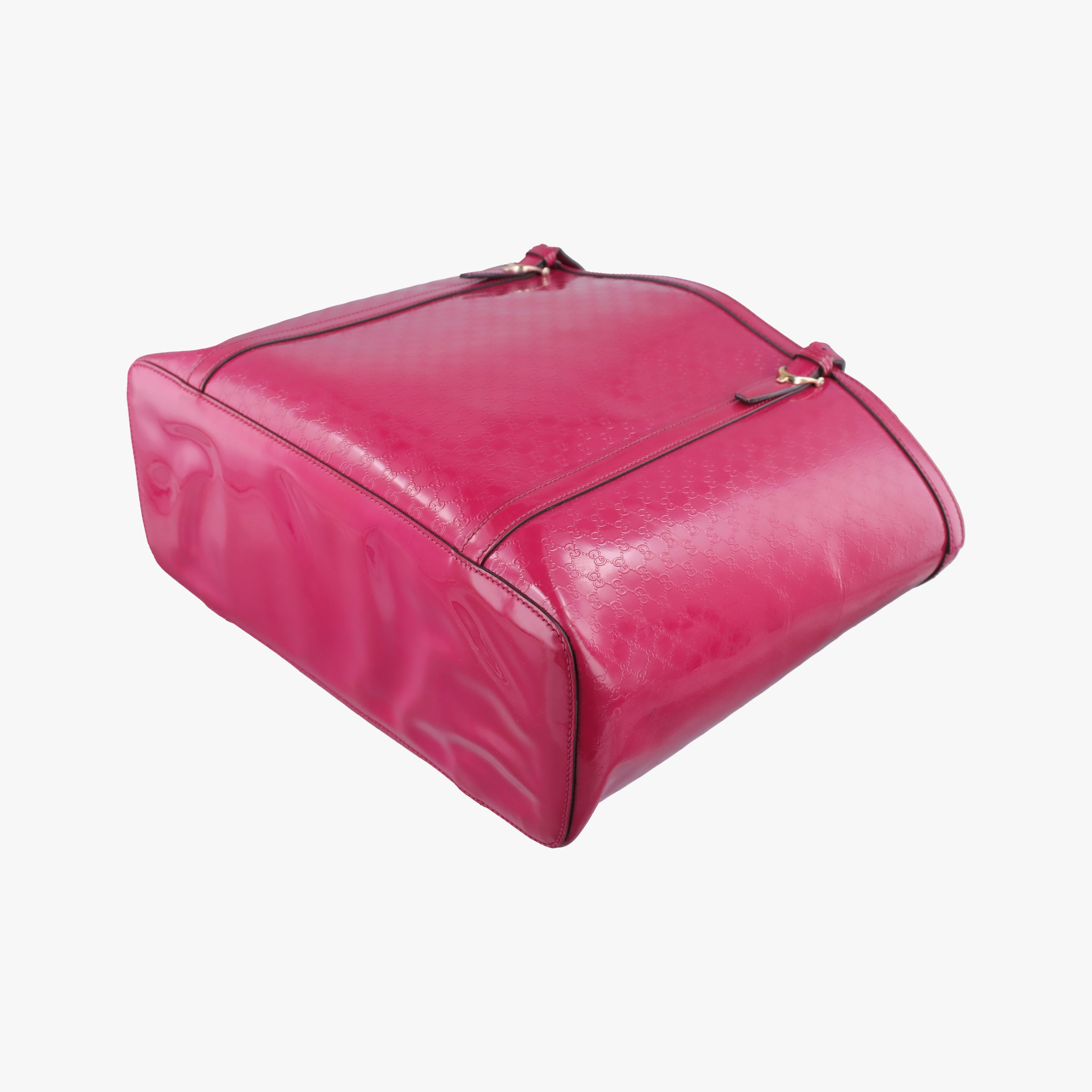 Pre-owned Gucci Microguccissima Nice Pink Patent 336776 handbag | stylenewstar