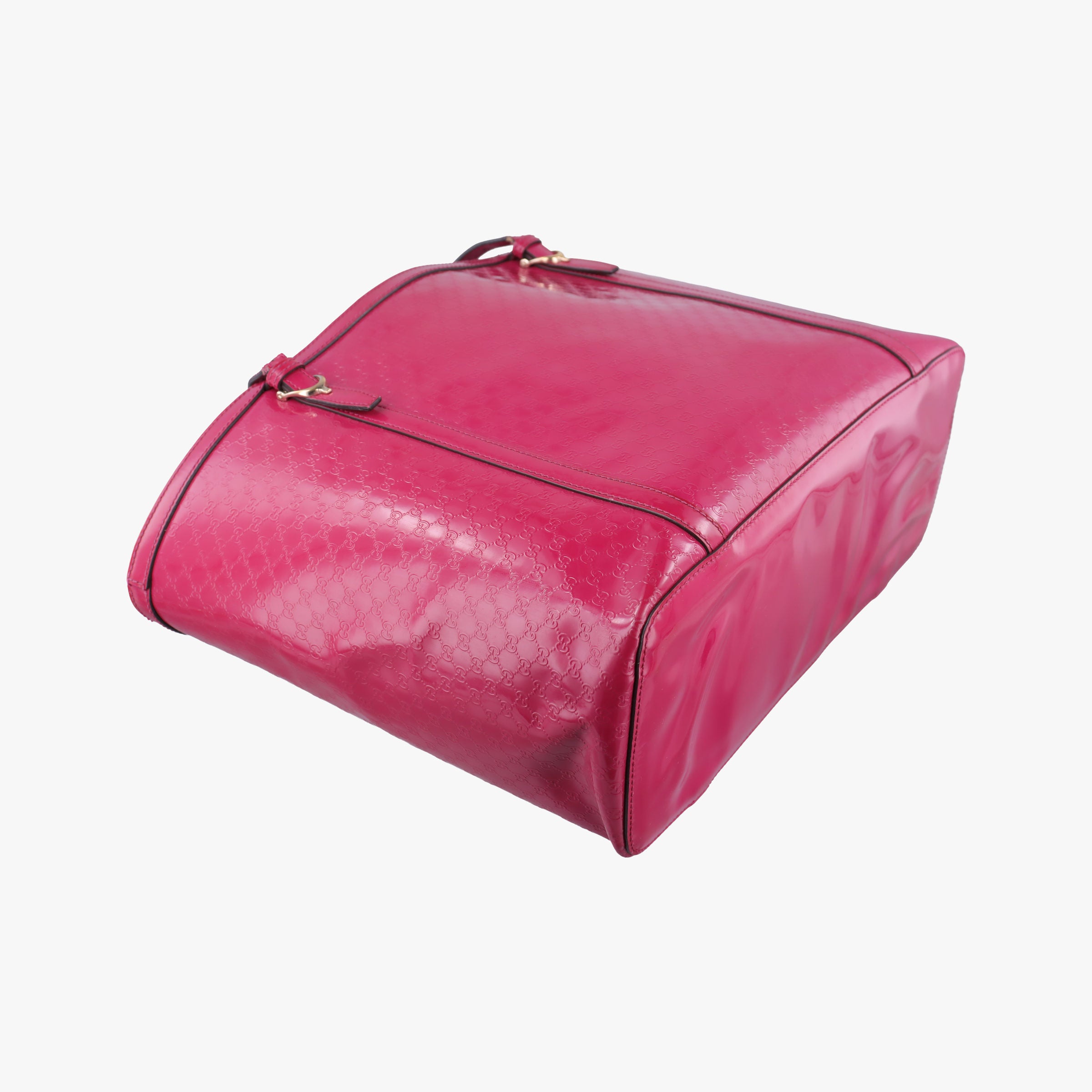Pre-owned Gucci Microguccissima Nice Pink Patent 336776 handbag | stylenewstar