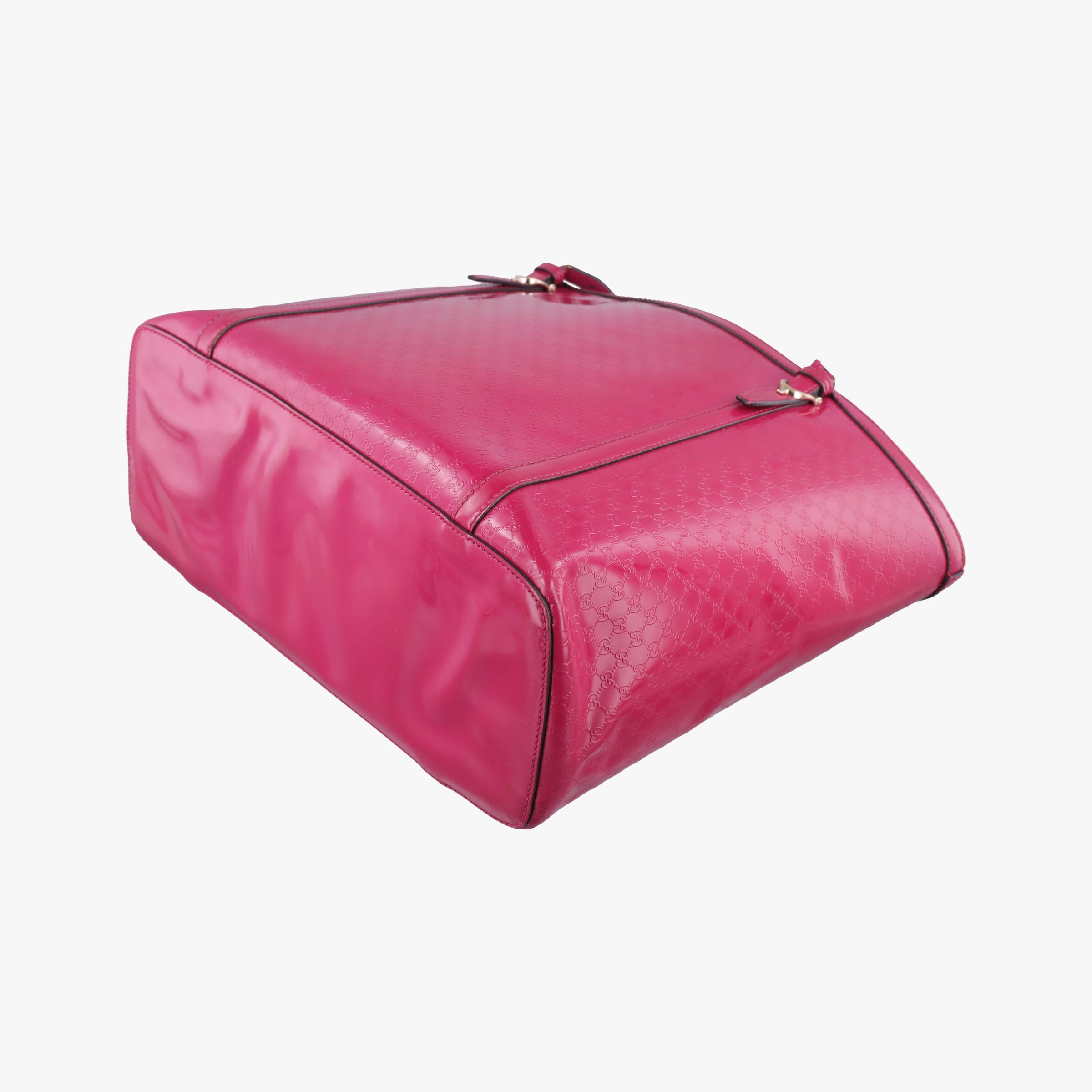 Pre-owned Gucci Microguccissima Nice Pink Patent 336776 handbag | stylenewstar
