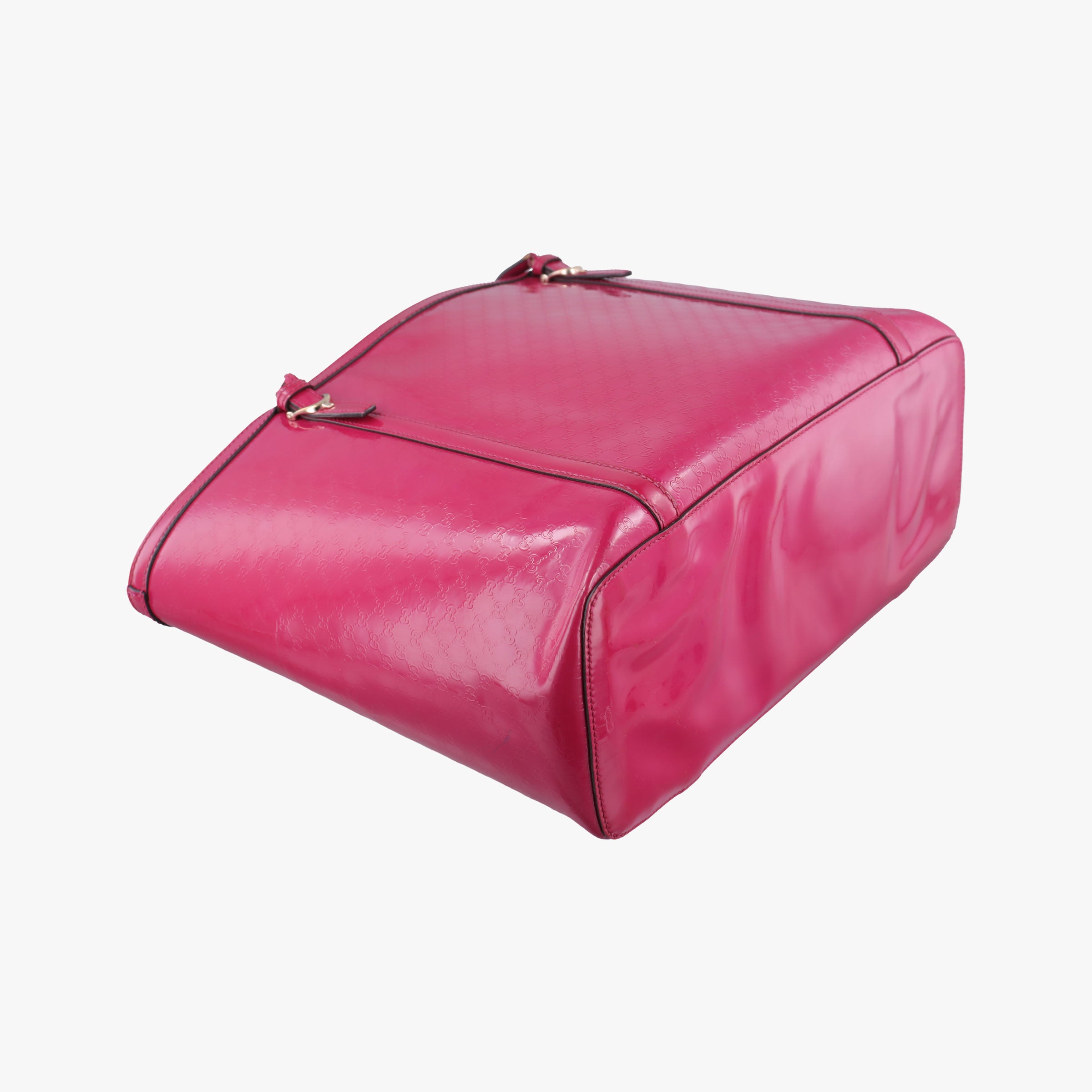 Pre-owned Gucci Microguccissima Nice Pink Patent 336776 handbag | stylenewstar