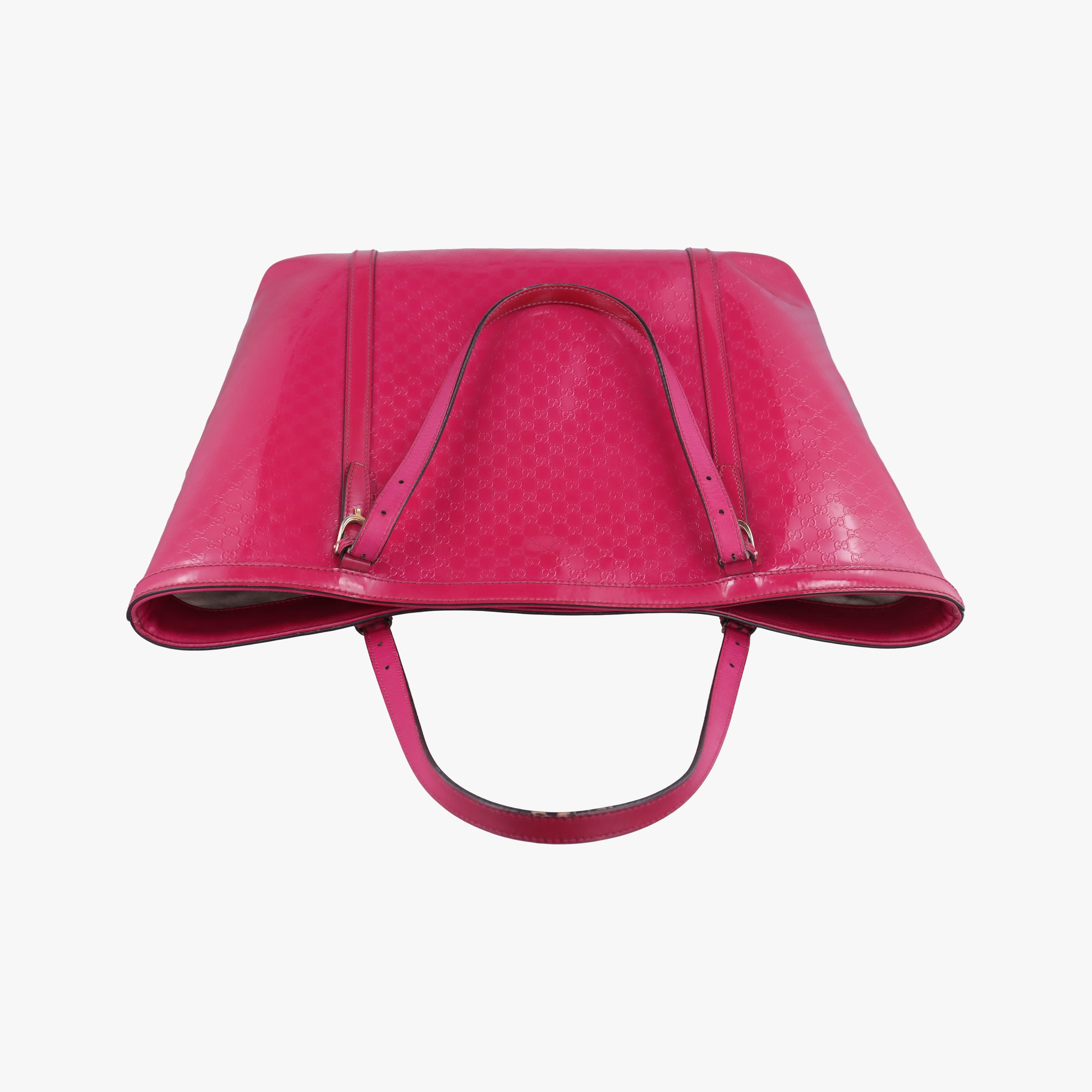 Pre-owned Gucci Microguccissima Nice Pink Patent 336776 handbag | stylenewstar