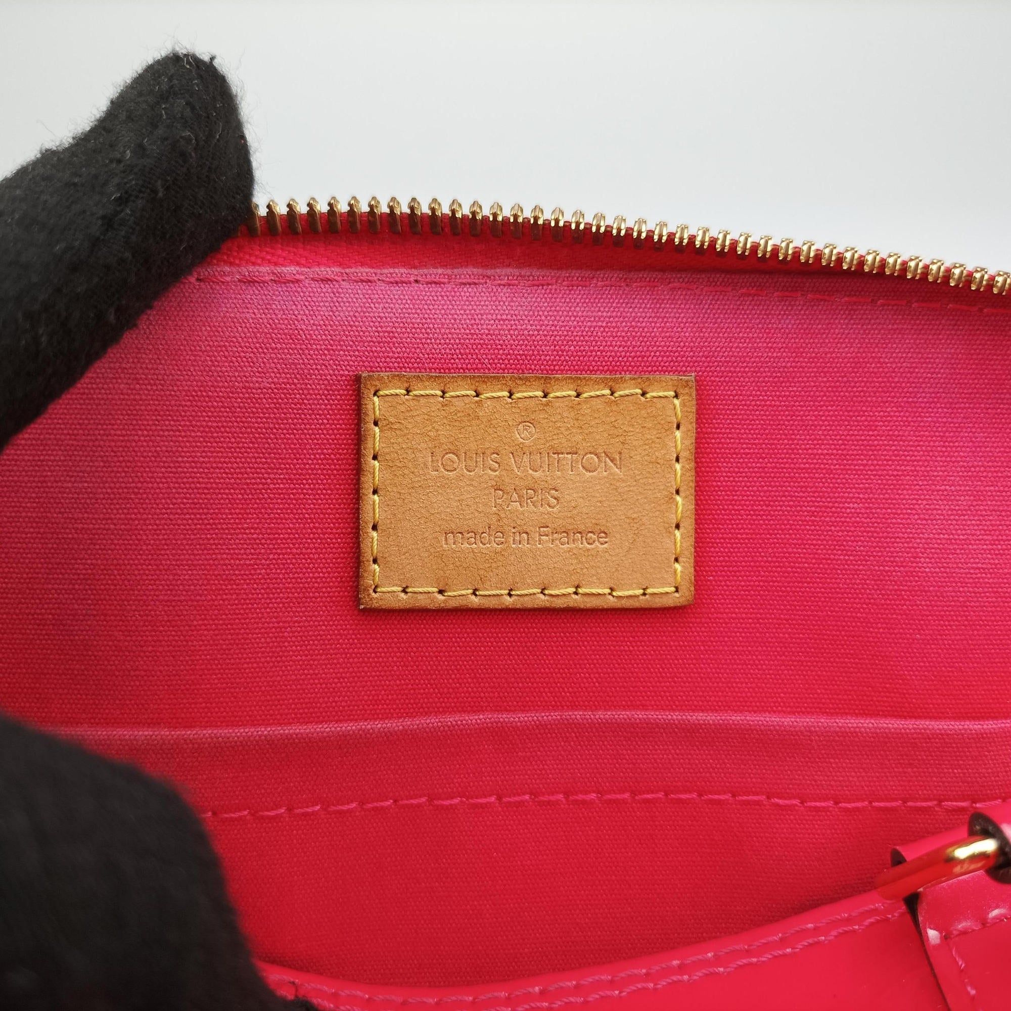 Pre-owned Louis Vuitton Alma BB ROSE INDIEN Vernis M91606 shoulderbag | stylenewstar