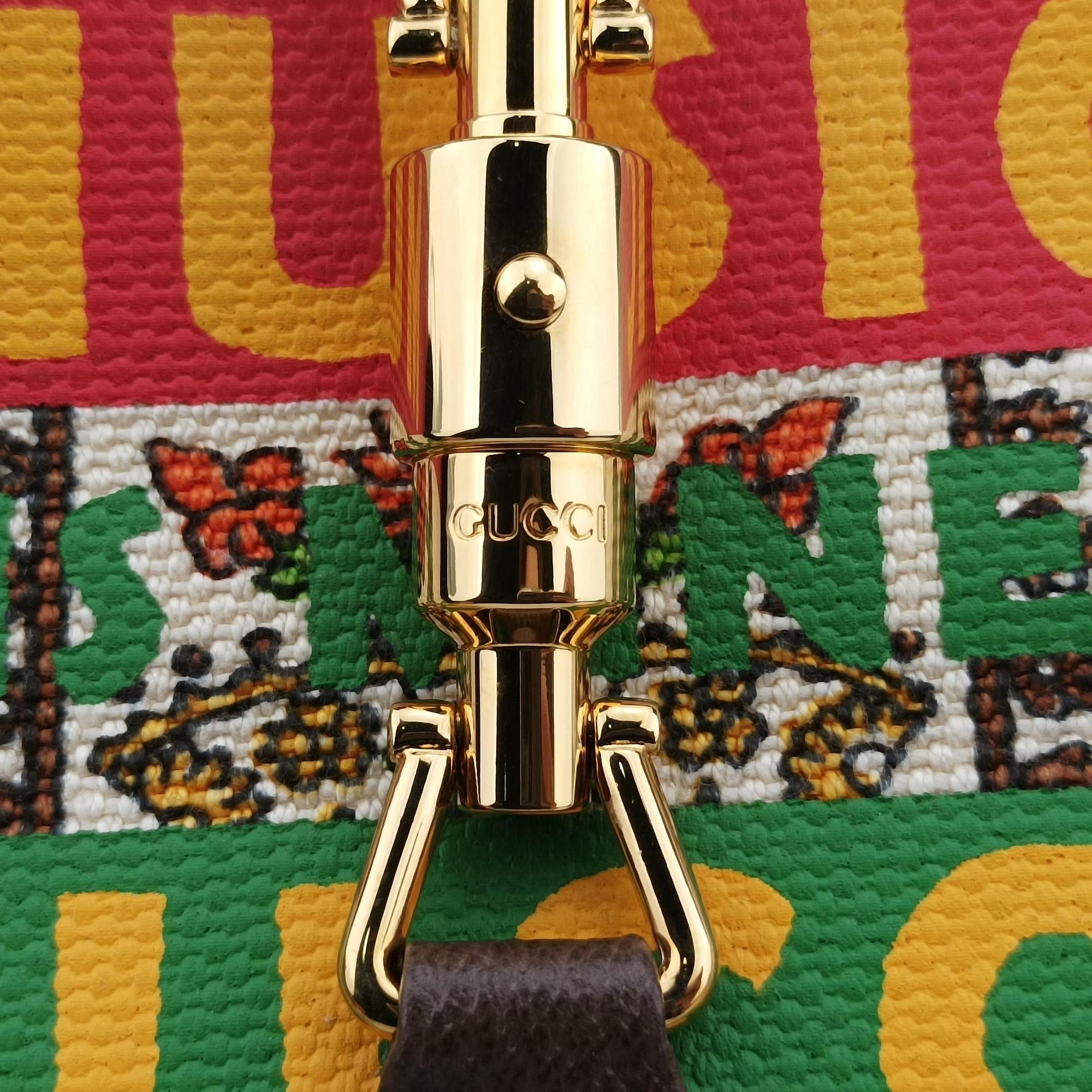 Vintage Gucci Jackie 1961 Music Is Mine Multicolour canvas×leather 636706 shoulderbag | stylenewstar