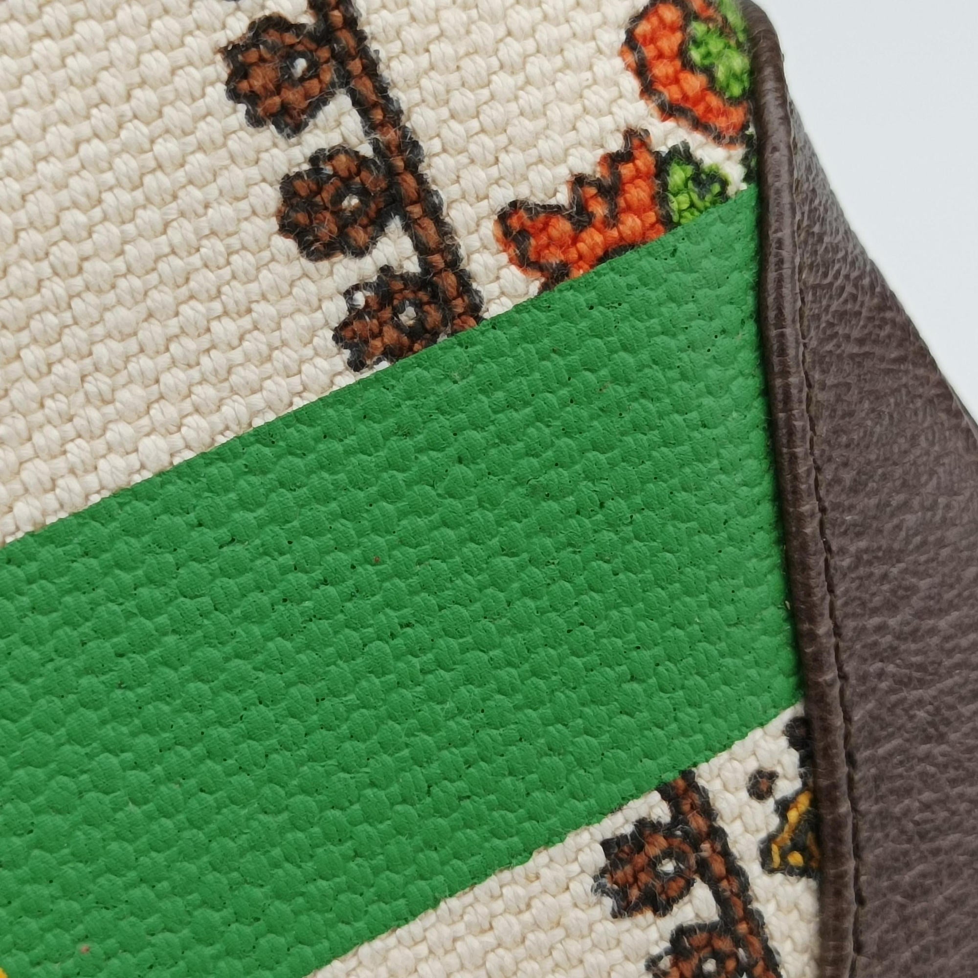 Vintage Gucci Jackie 1961 Music Is Mine Multicolour canvas×leather 636706 shoulderbag | stylenewstar