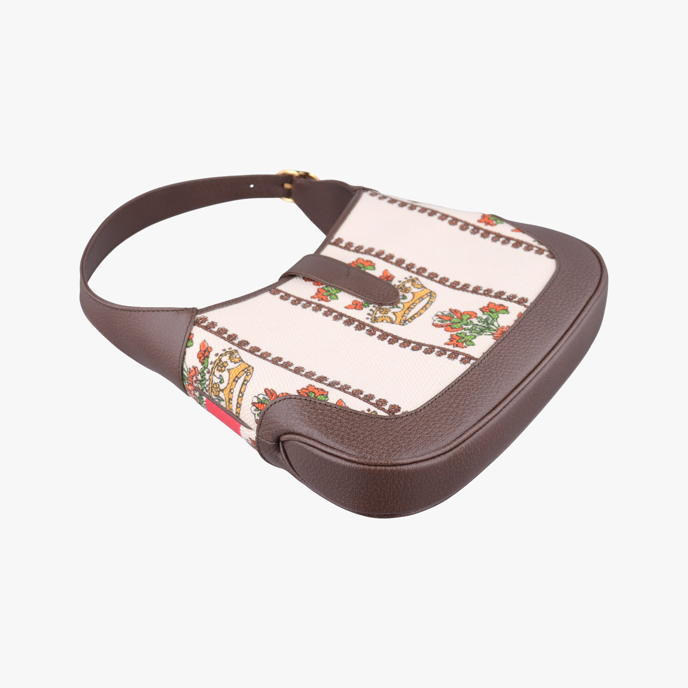 Vintage Gucci Jackie 1961 Music Is Mine Multicolour canvas×leather 636706 shoulderbag | stylenewstar