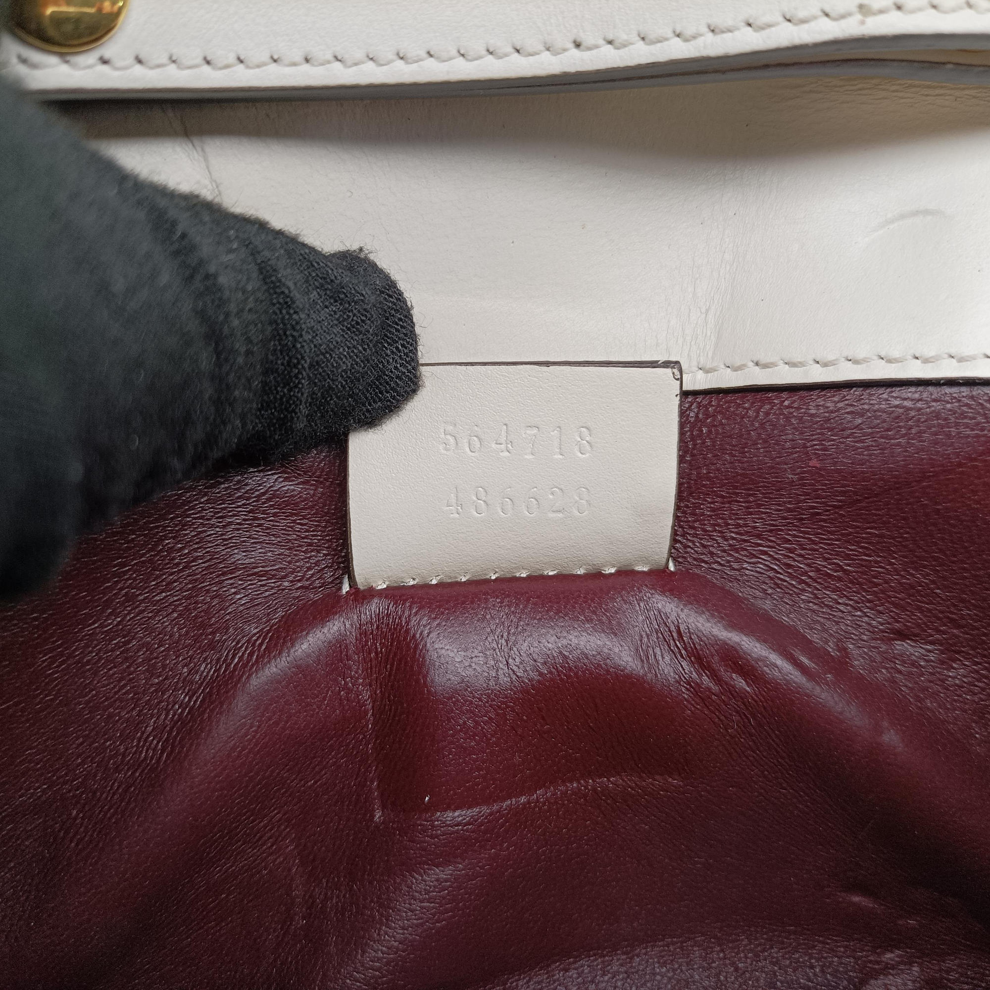 Pre-owned Gucci Zumi White Leather 572375 shoulderbag | stylenewstar
