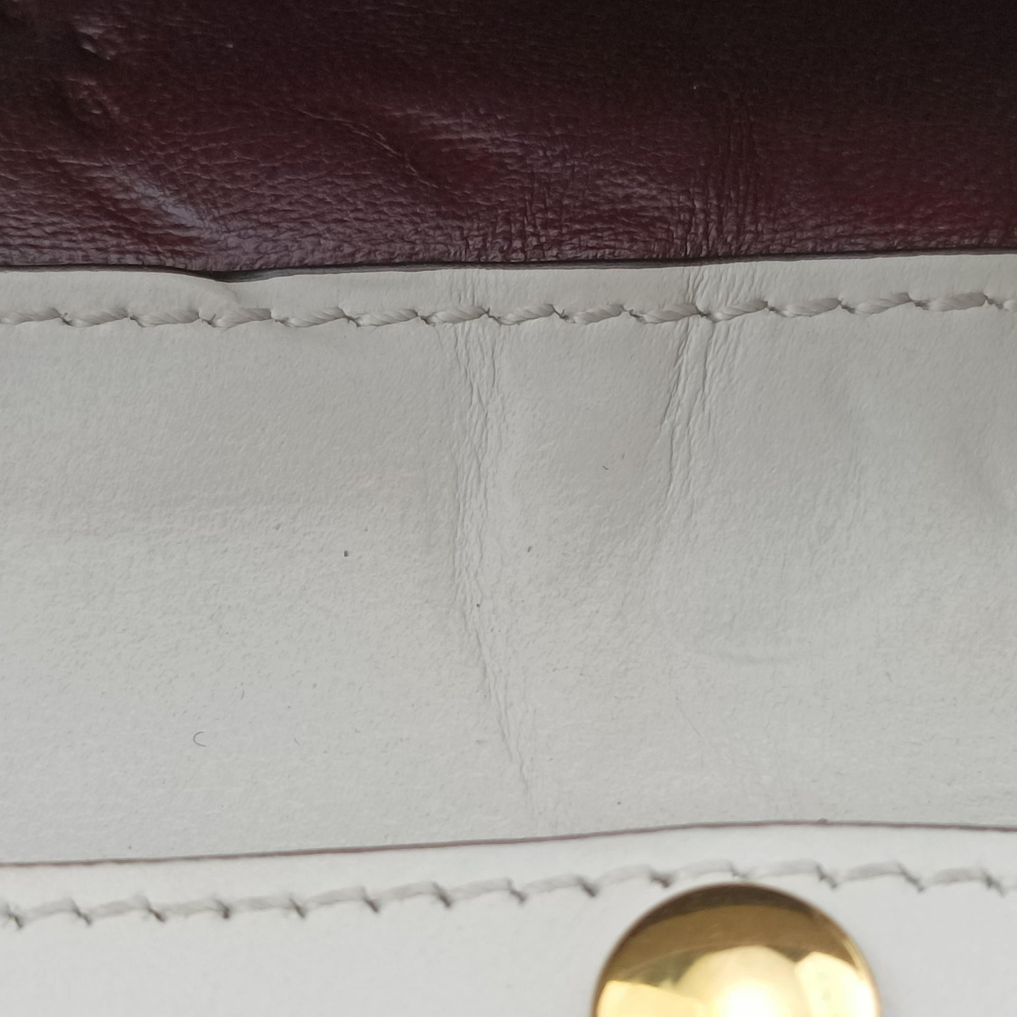 Pre-owned Gucci Zumi White Leather 572375 shoulderbag | stylenewstar