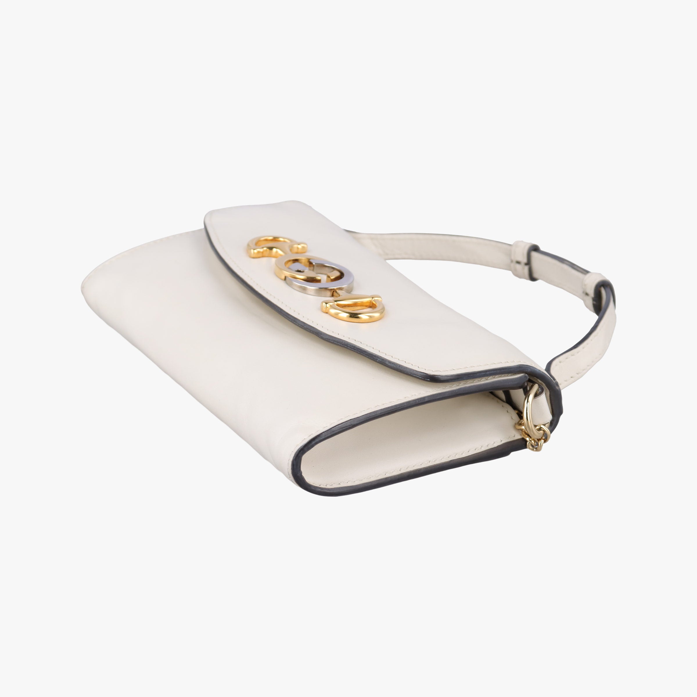 Pre-owned Gucci Zumi White Leather 572375 shoulderbag | stylenewstar