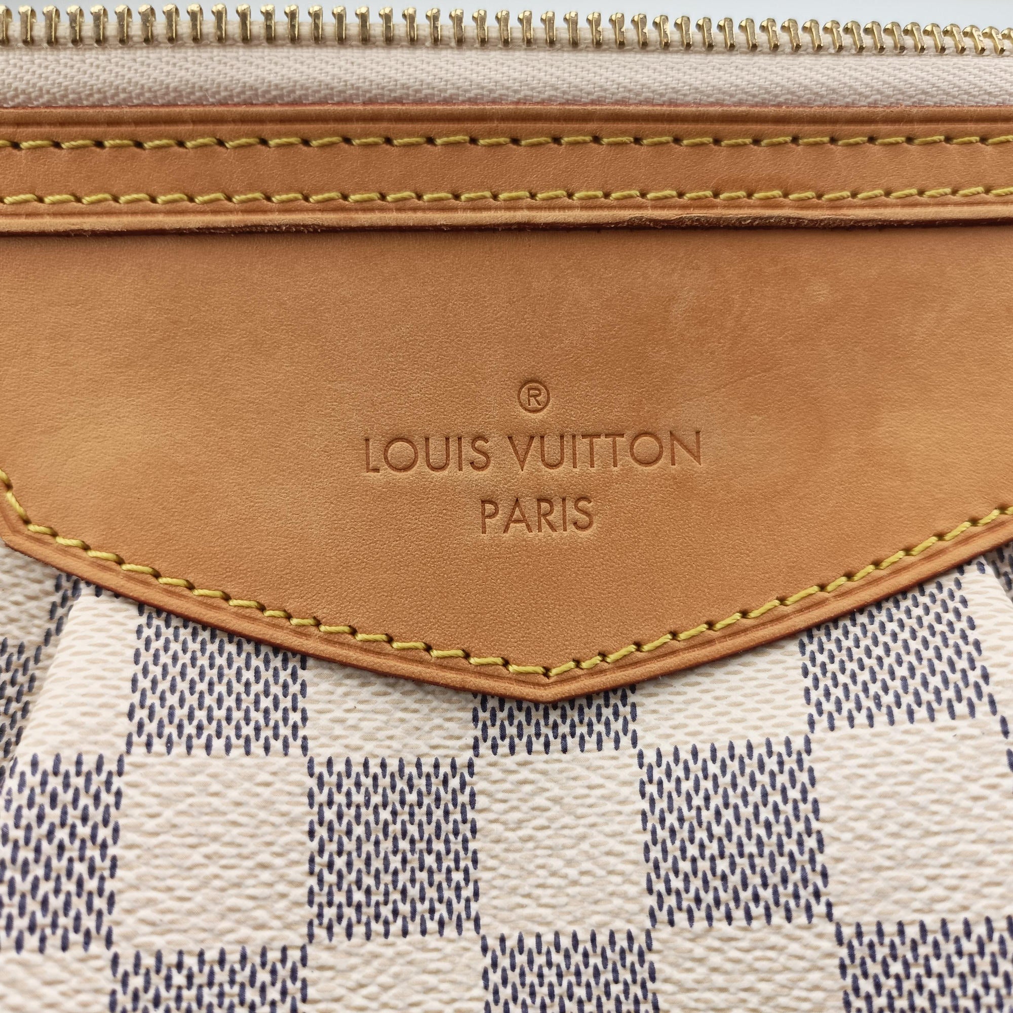Pre-owned Louis Vuitton SIRACUSA PM Azur Damier Canvas N41113 shoulderbag | stylenewstar