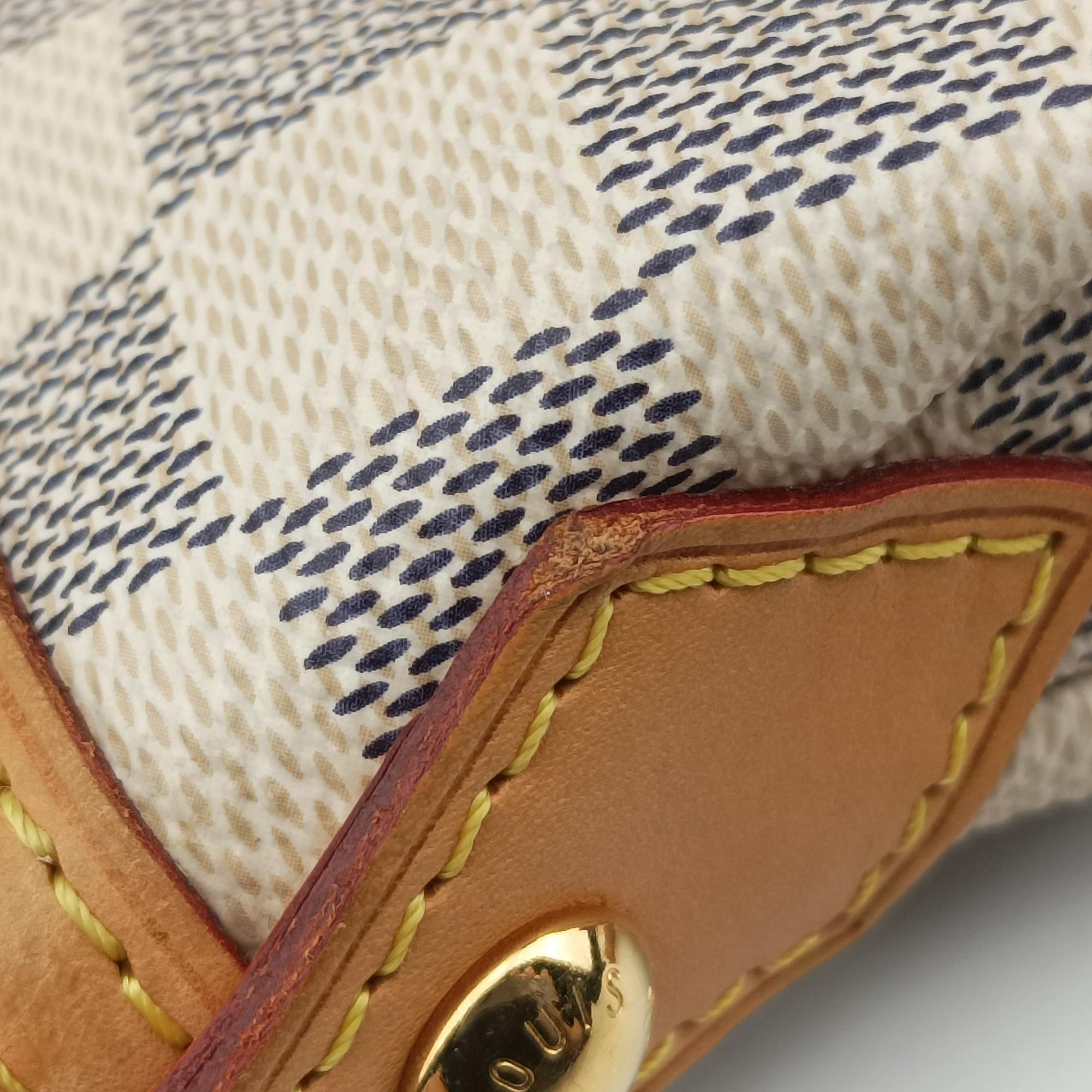 Pre-owned Louis Vuitton SIRACUSA PM Azur Damier Canvas N41113 shoulderbag | stylenewstar