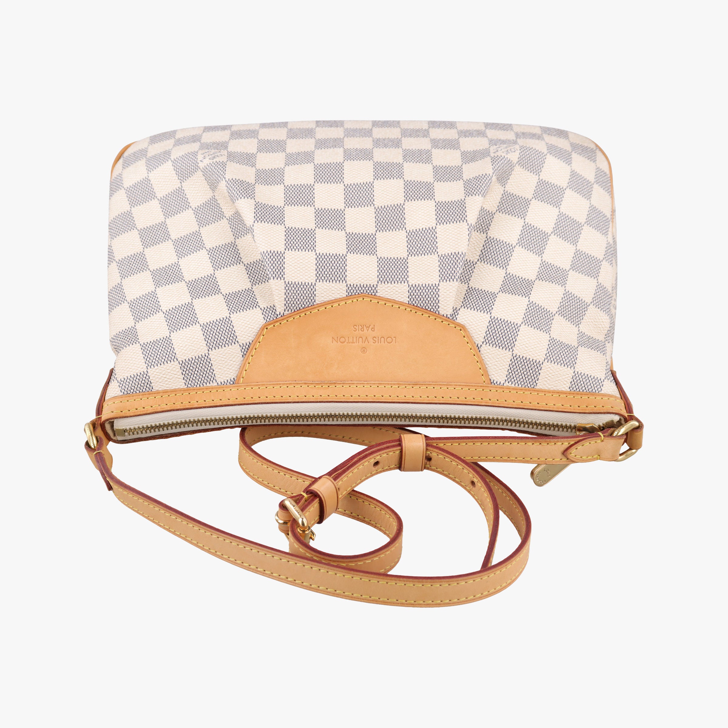 Pre-owned Louis Vuitton SIRACUSA PM Azur Damier Canvas N41113 shoulderbag | stylenewstar