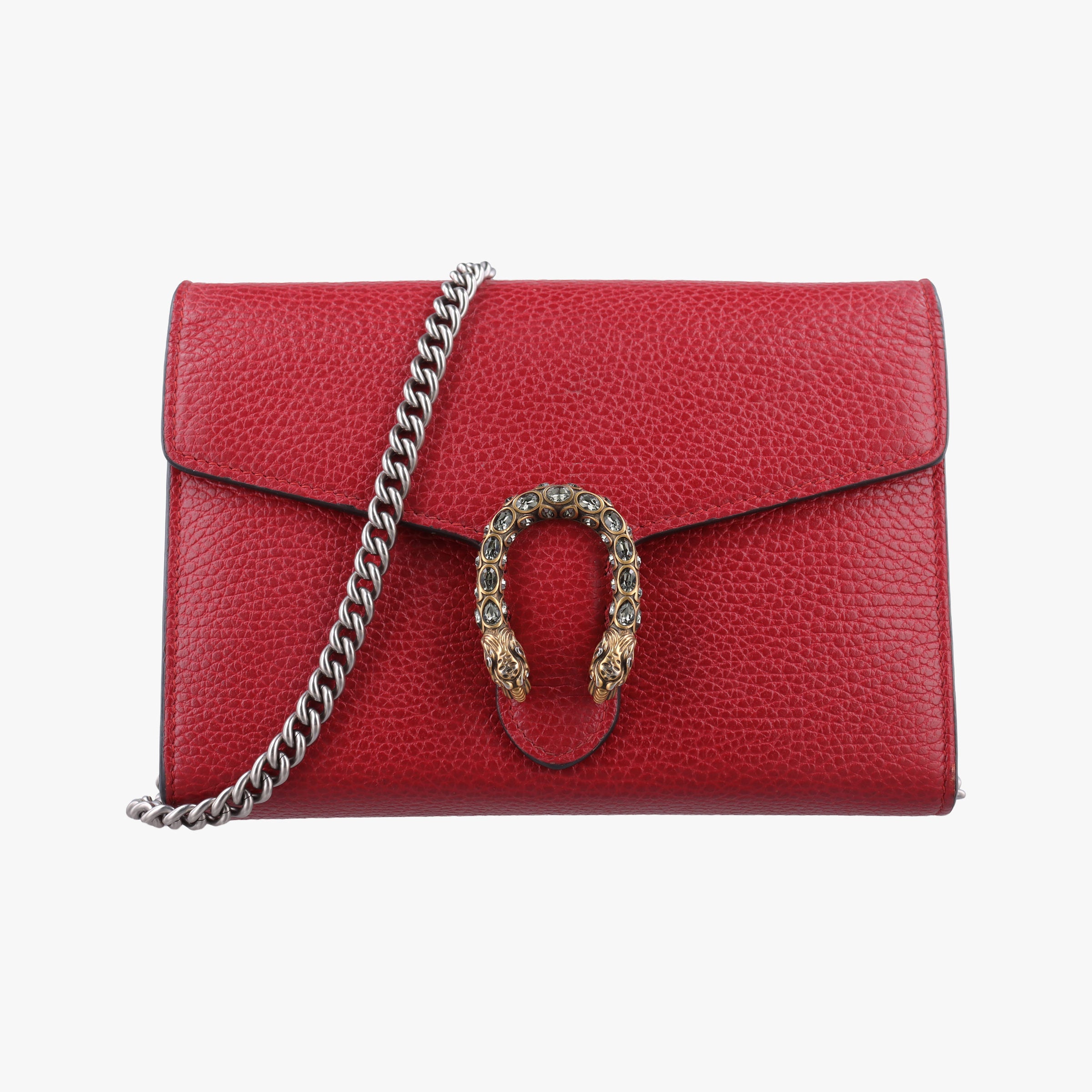 Secondhand Gucci Dionysus Red Leather 401231 shoulderbag | stylenewstar