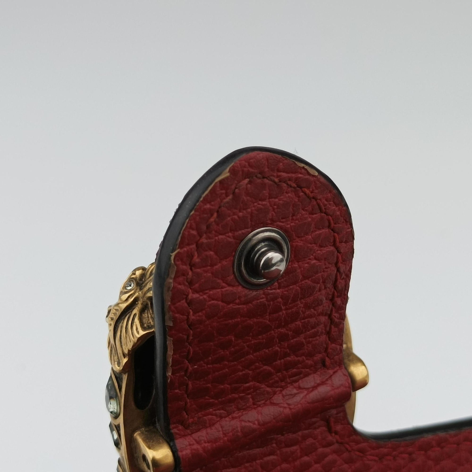 Secondhand Gucci Dionysus Red Leather 401231 shoulderbag | stylenewstar