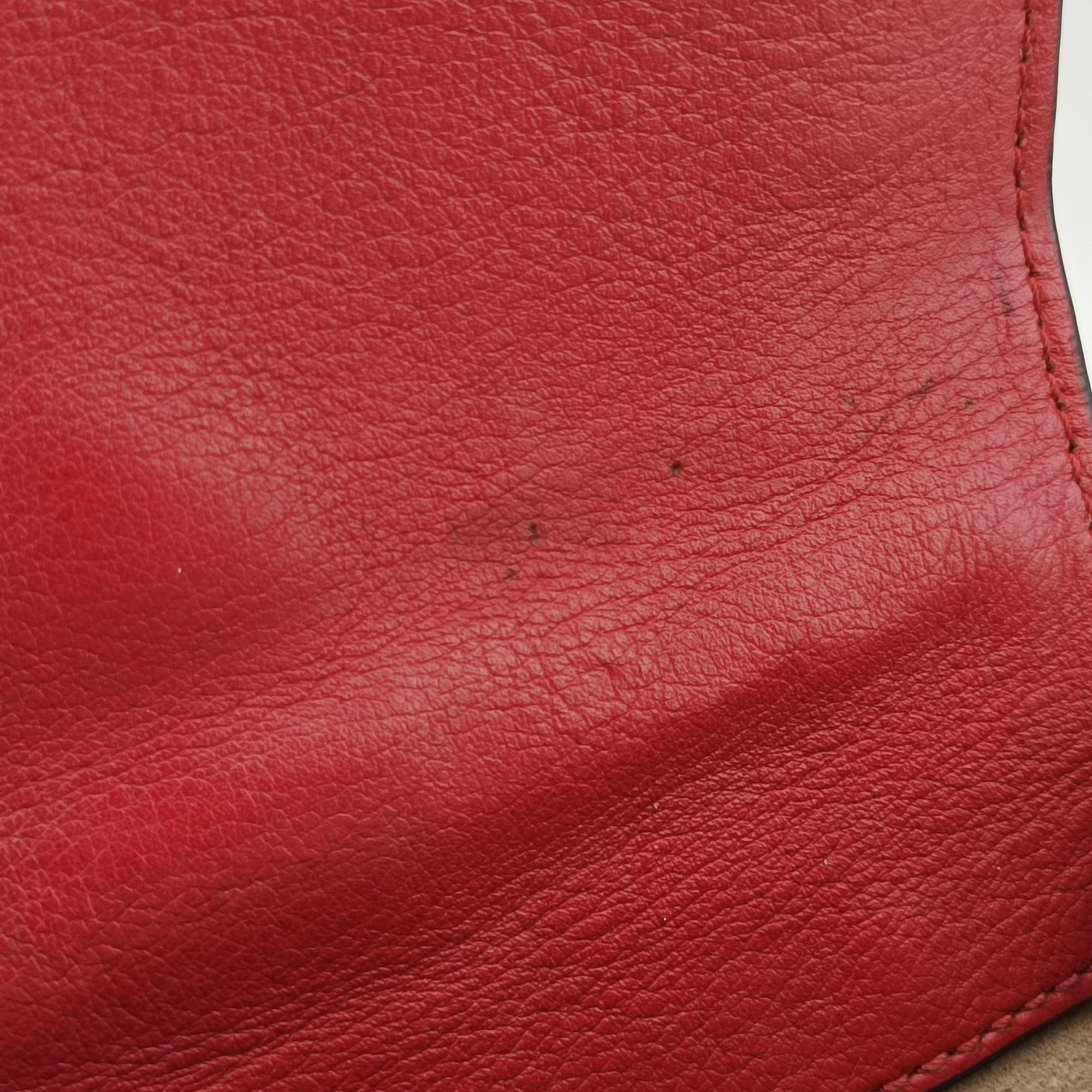 Vintage Chloe Bracelet Nile Red Leather  shoulderbag | stylenewstar