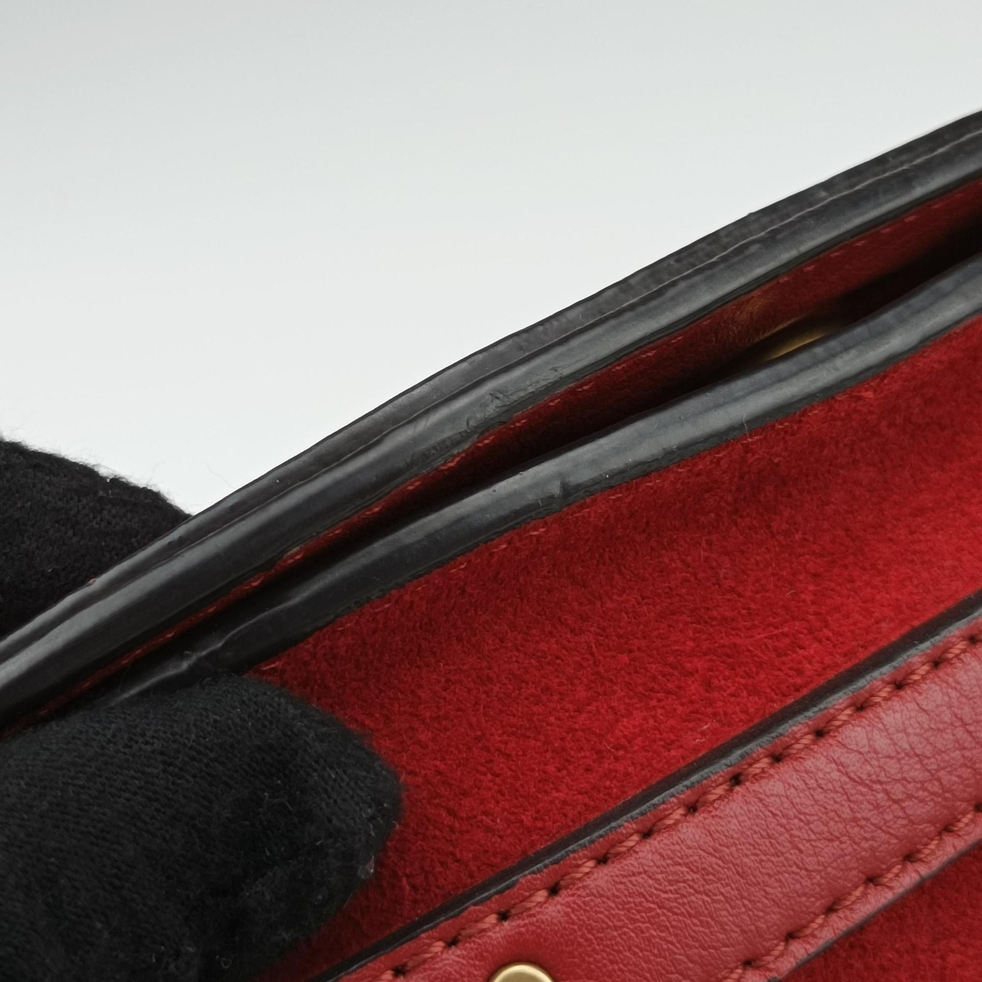 Vintage Chloe Bracelet Nile Red Leather  shoulderbag | stylenewstar