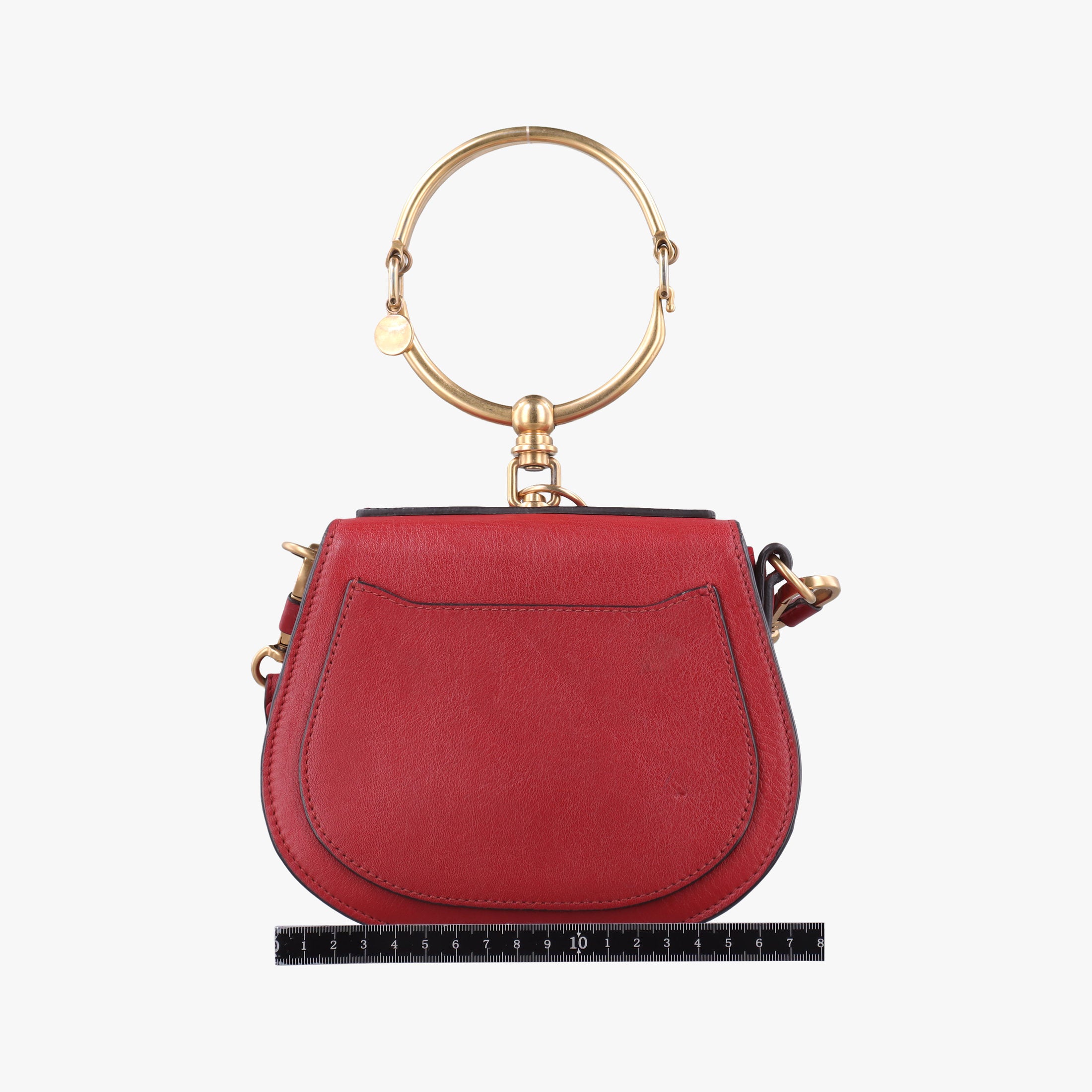 Vintage Chloe Bracelet Nile Red Leather  shoulderbag | stylenewstar
