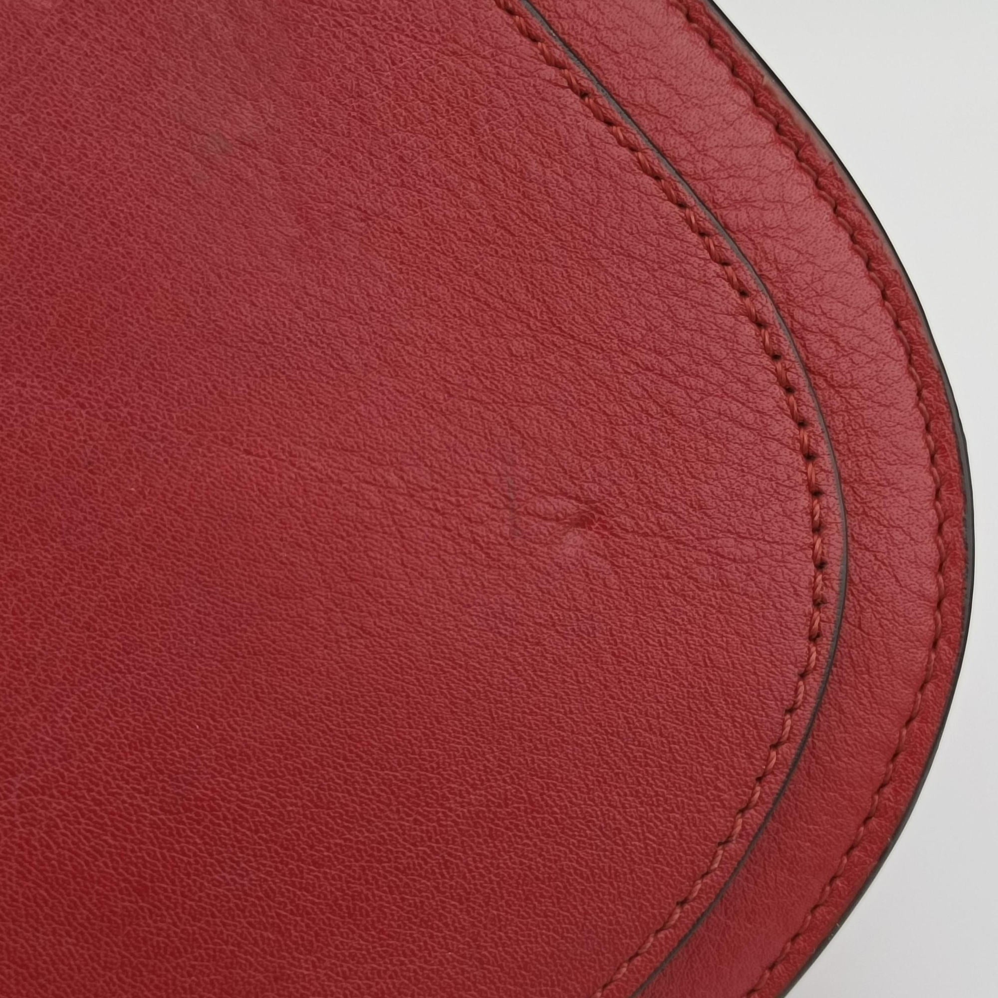 Vintage Chloe Bracelet Nile Red Leather  shoulderbag | stylenewstar