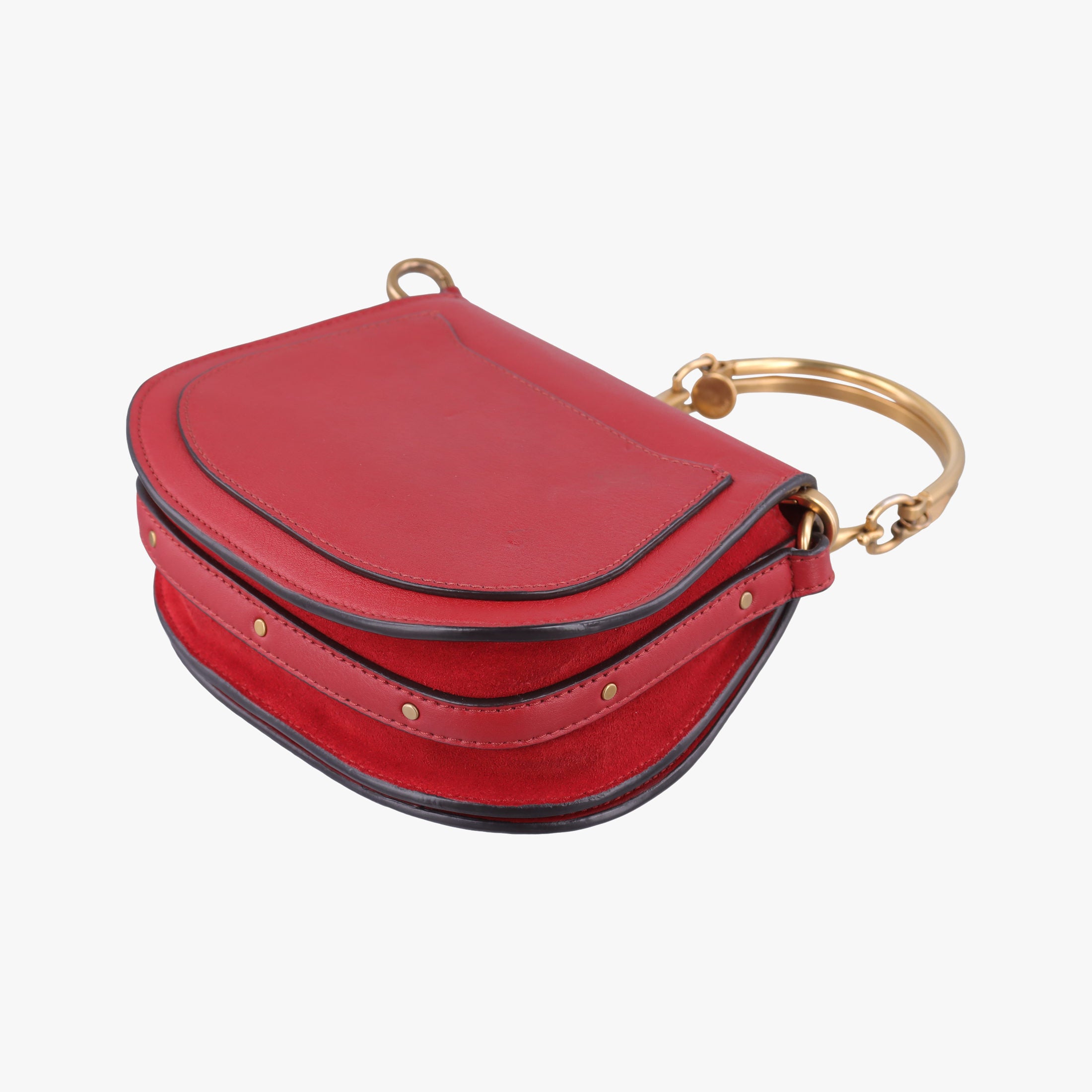 Vintage Chloe Bracelet Nile Red Leather  shoulderbag | stylenewstar