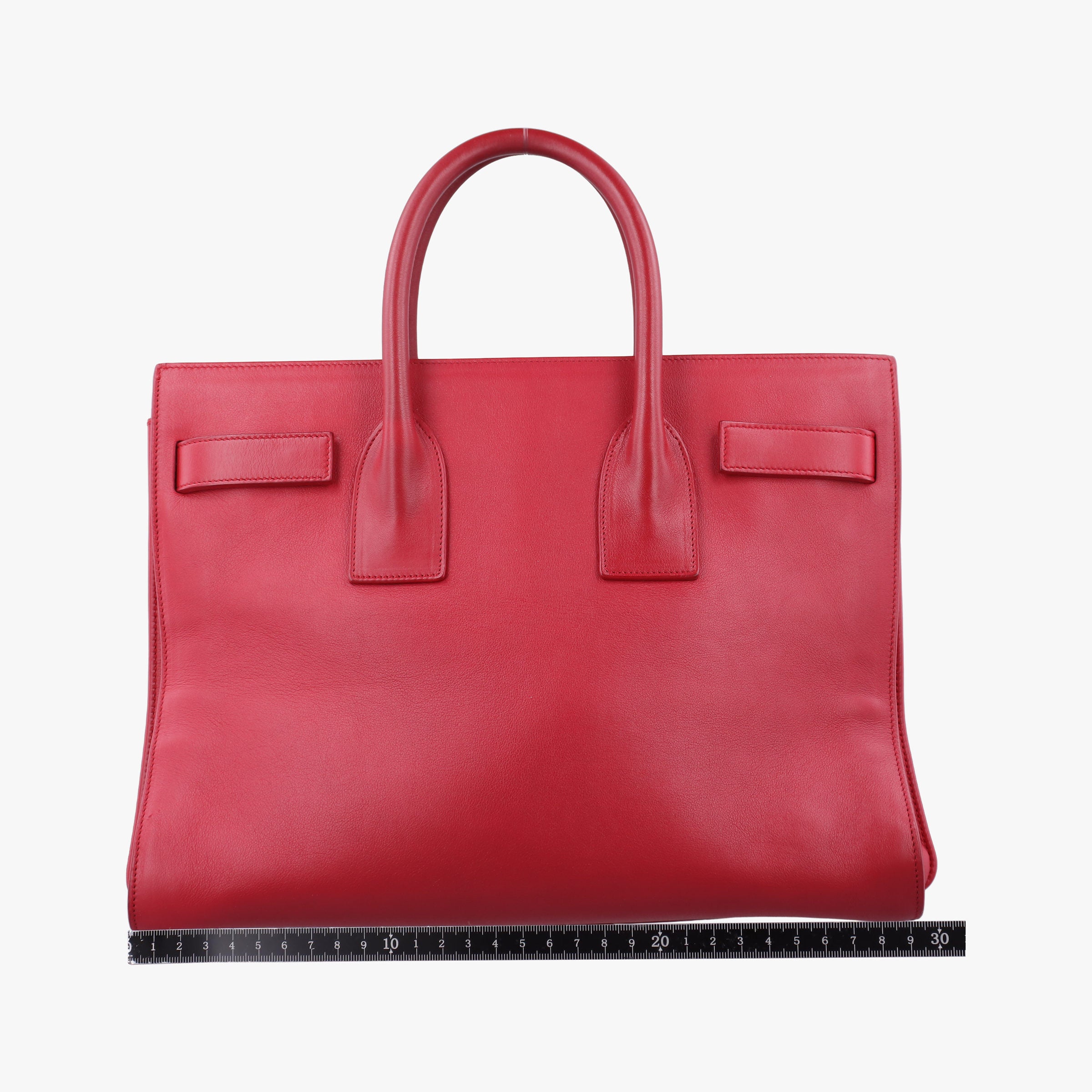 Pre-owned Yves Saint Laurent SAC DE JOUR Red Leather 324823 shoulderbag | stylenewstar