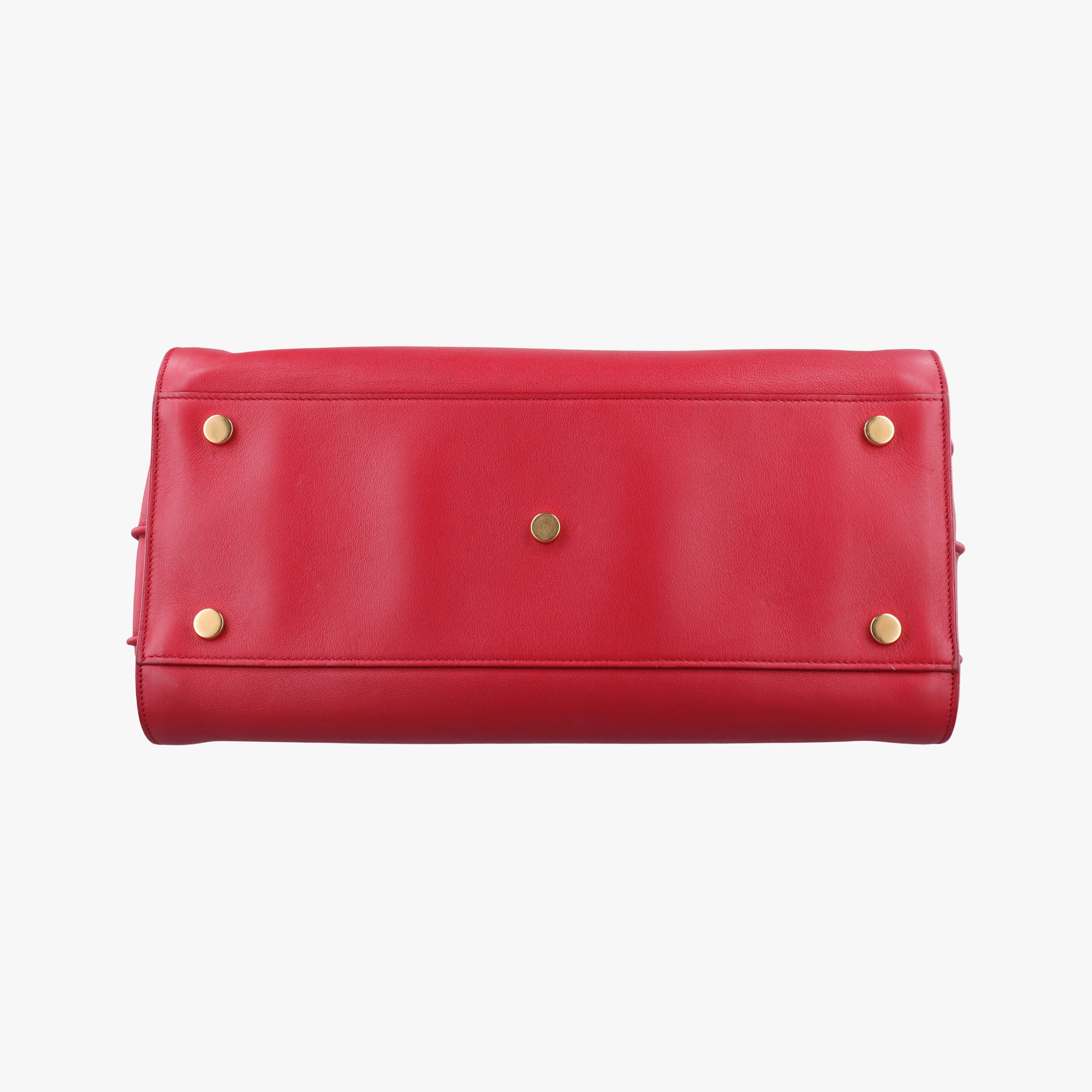 Pre-owned Yves Saint Laurent SAC DE JOUR Red Leather 324823 shoulderbag | stylenewstar