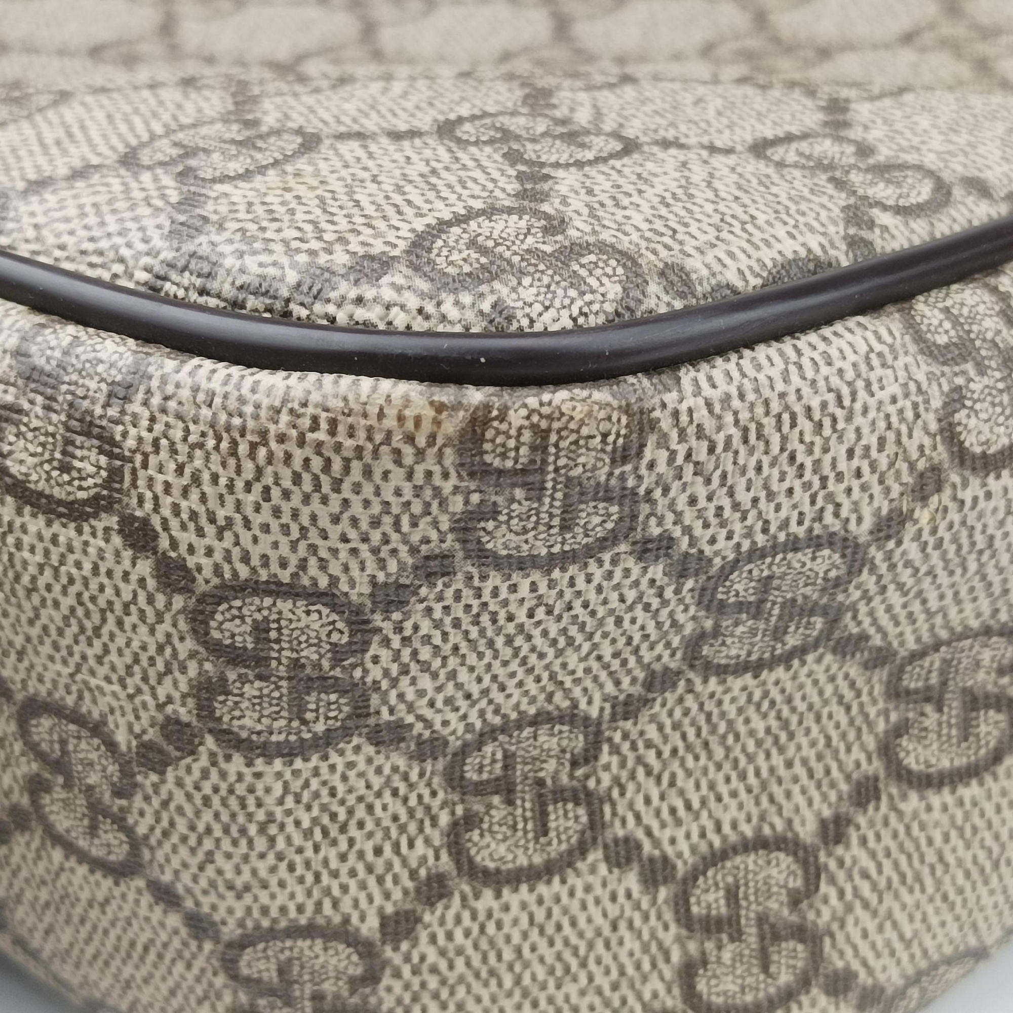 Pre-owned Gucci GG Imprime Messenger Brown PVC coated canvas×leather 201448 shoulderbag | stylenewstar