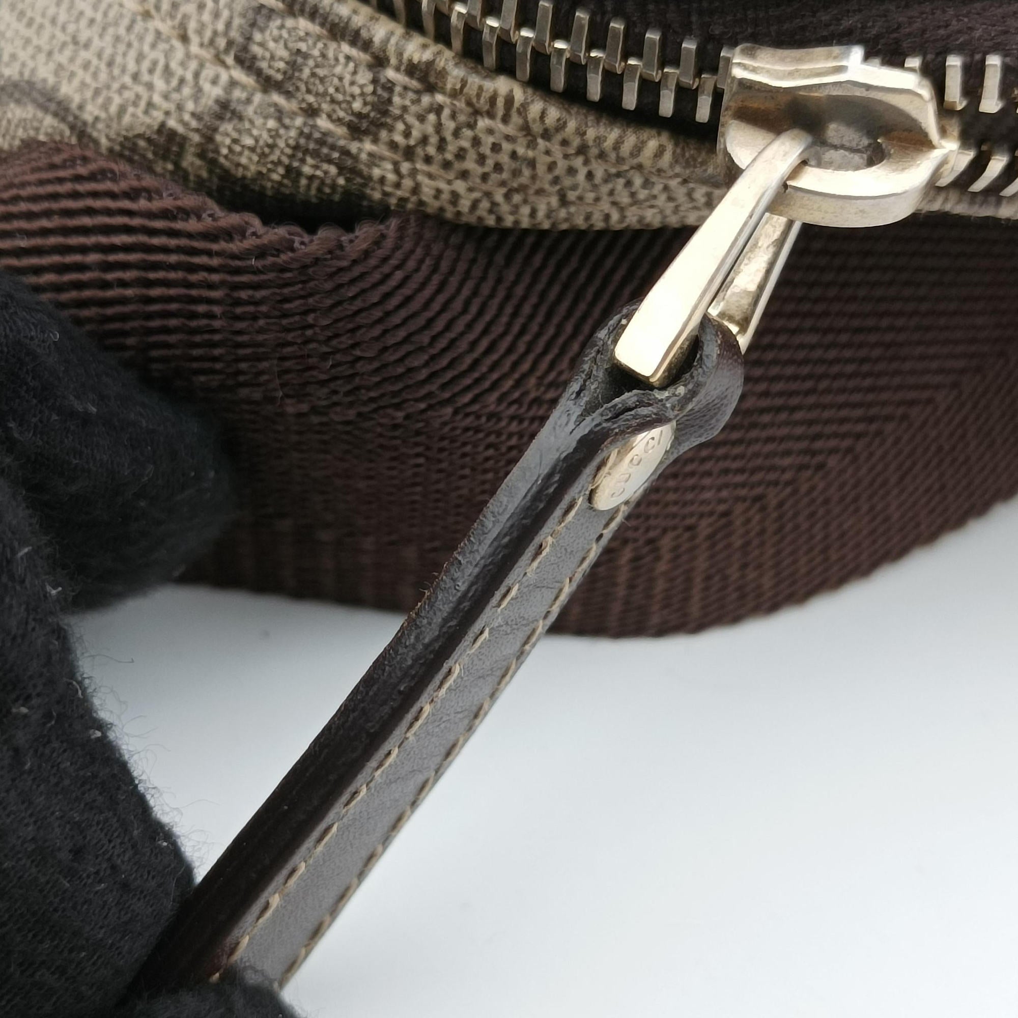 Pre-owned Gucci GG Imprime Messenger Brown PVC coated canvas×leather 201448 shoulderbag | stylenewstar