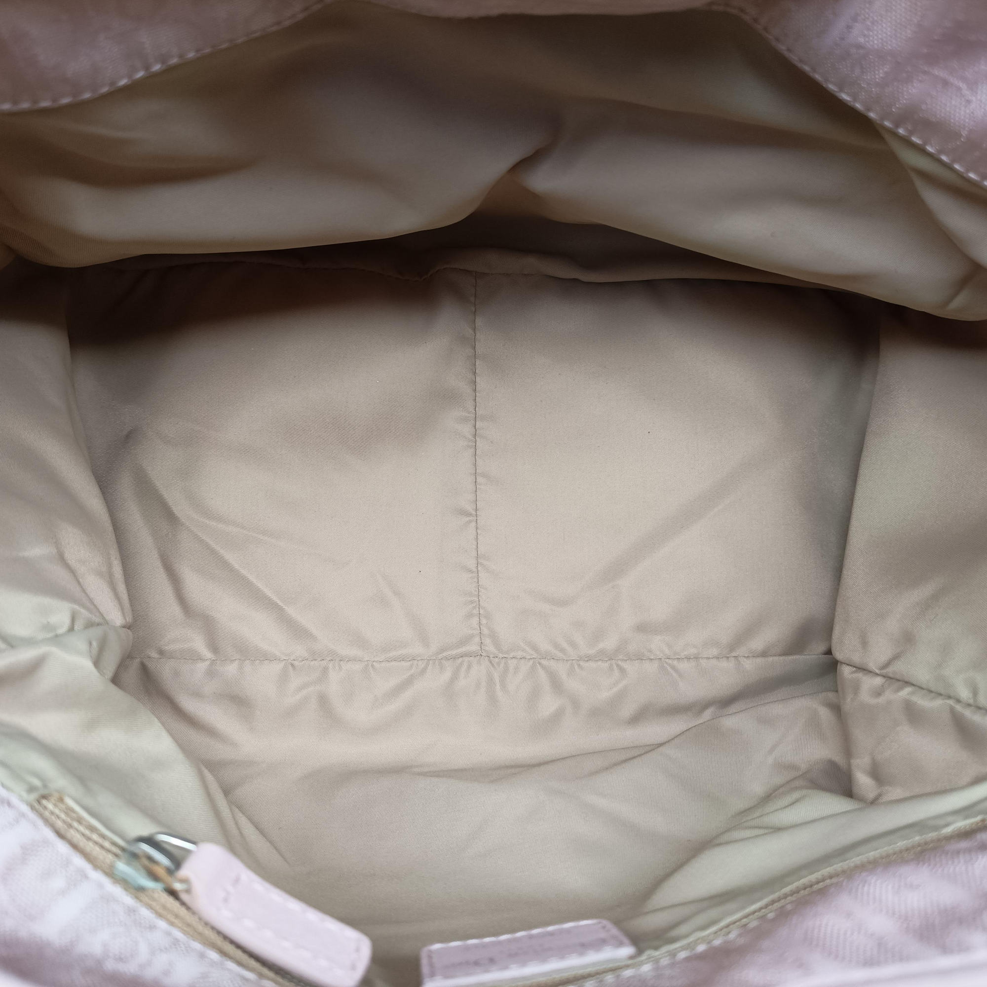 Secondhand Christian Dior Lovely Trotter Pink Cotton Canvas × Leather  handbag | stylenewstar