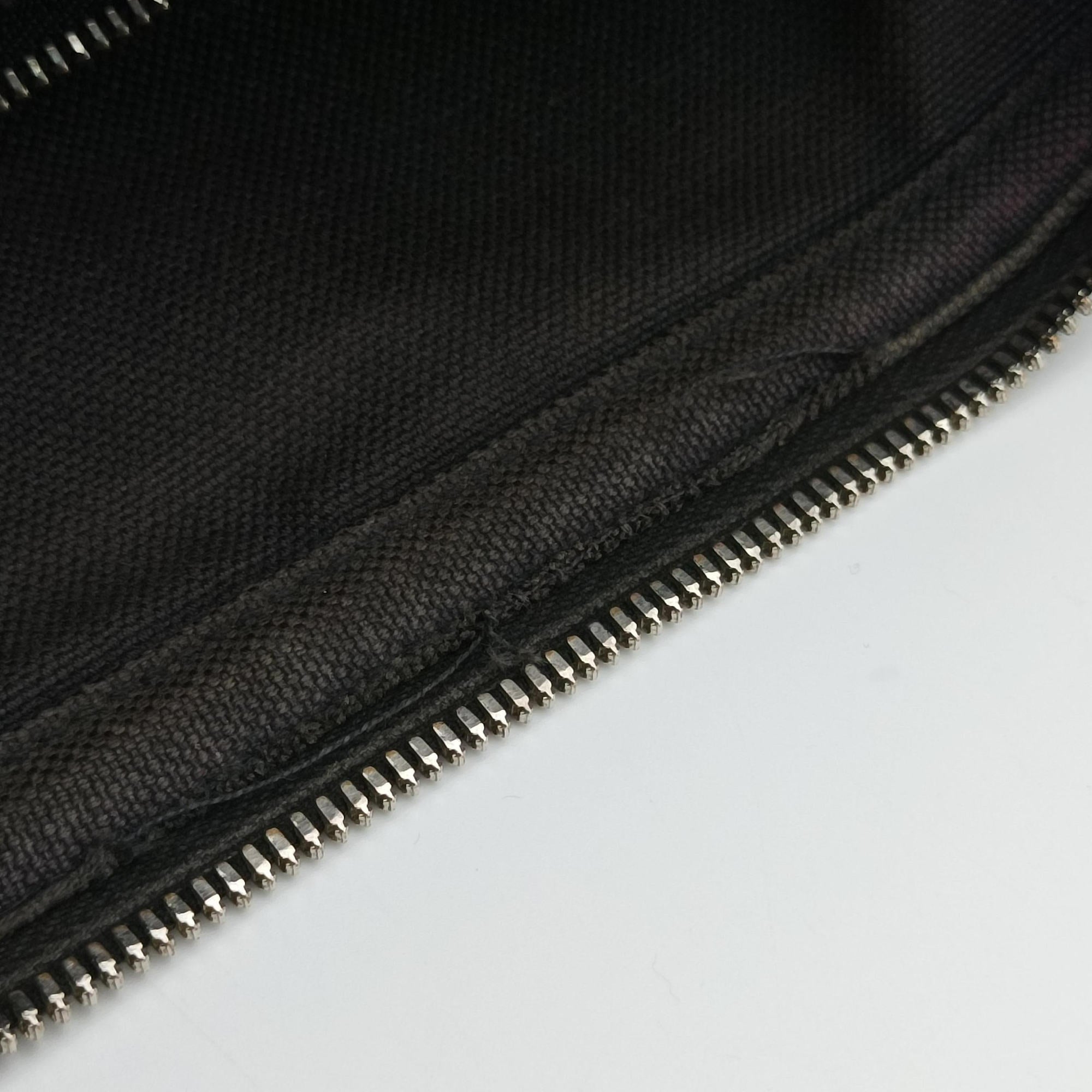 Pre-owned Gucci Interlocking G Messenger Black PVC coated canvas×Leather 703468 shoulderbag | stylenewstar