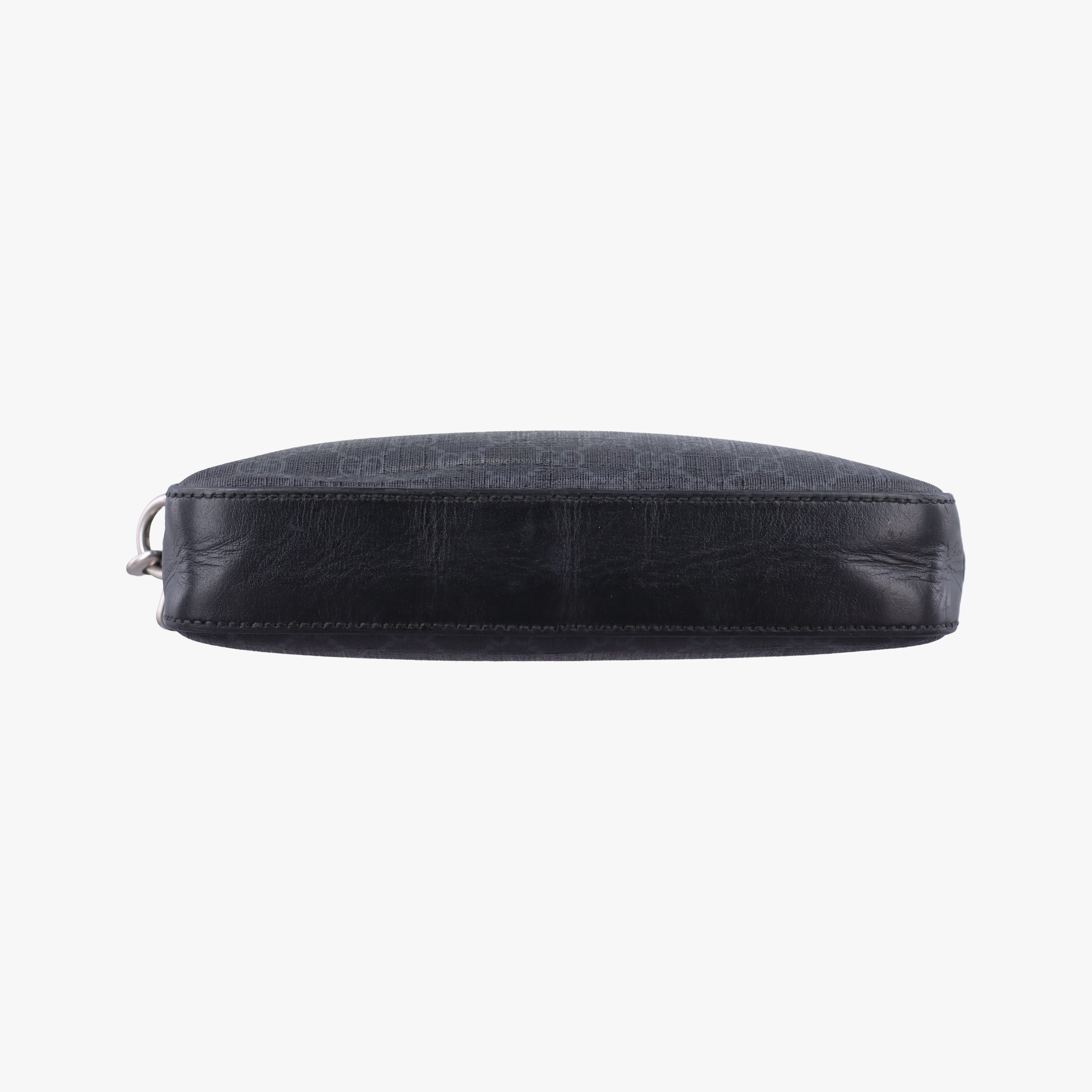 Pre-owned Gucci Interlocking G Messenger Black PVC coated canvas×Leather 703468 shoulderbag | stylenewstar
