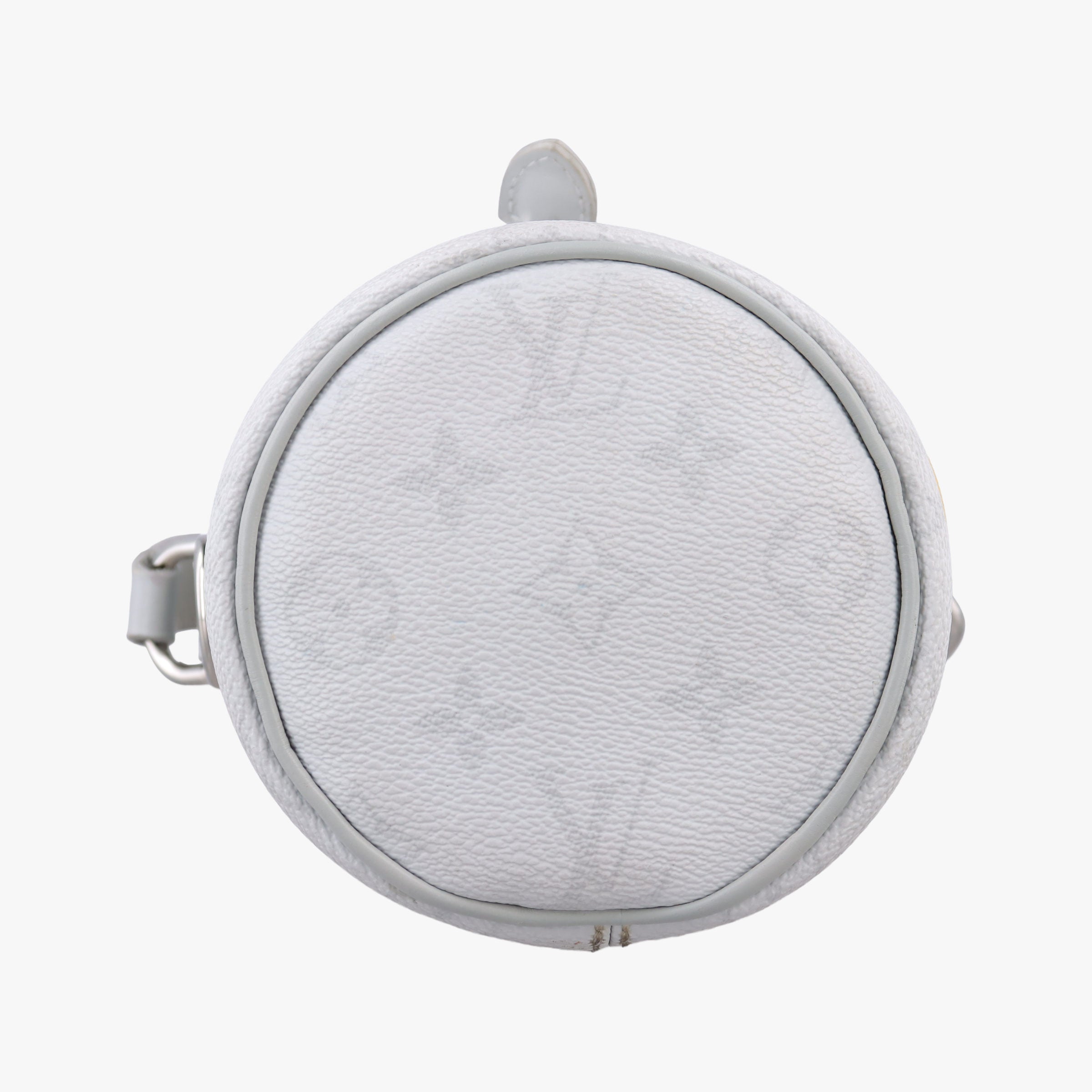 Pre-owned Louis Vuitton Logo Chalk Nano Bag BLANC Monogram Canvas M44631 shoulderbag | stylenewstar