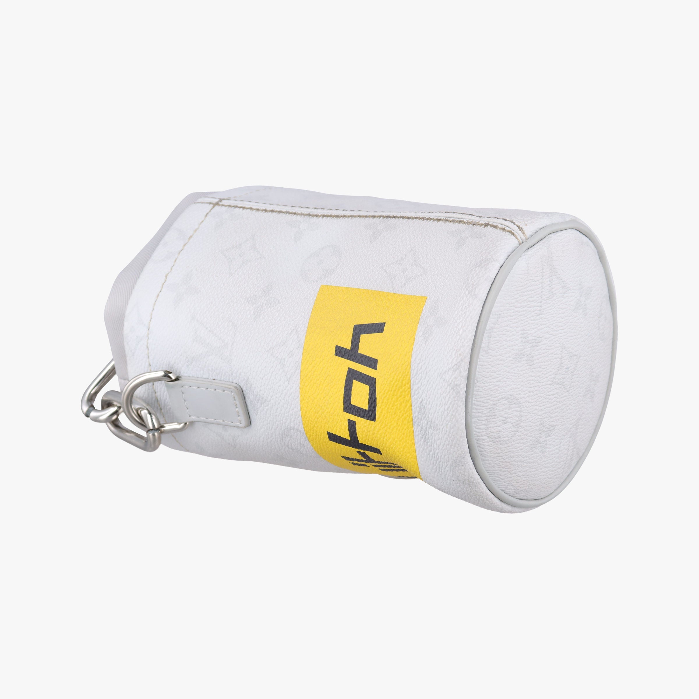 Pre-owned Louis Vuitton Logo Chalk Nano Bag BLANC Monogram Canvas M44631 shoulderbag | stylenewstar
