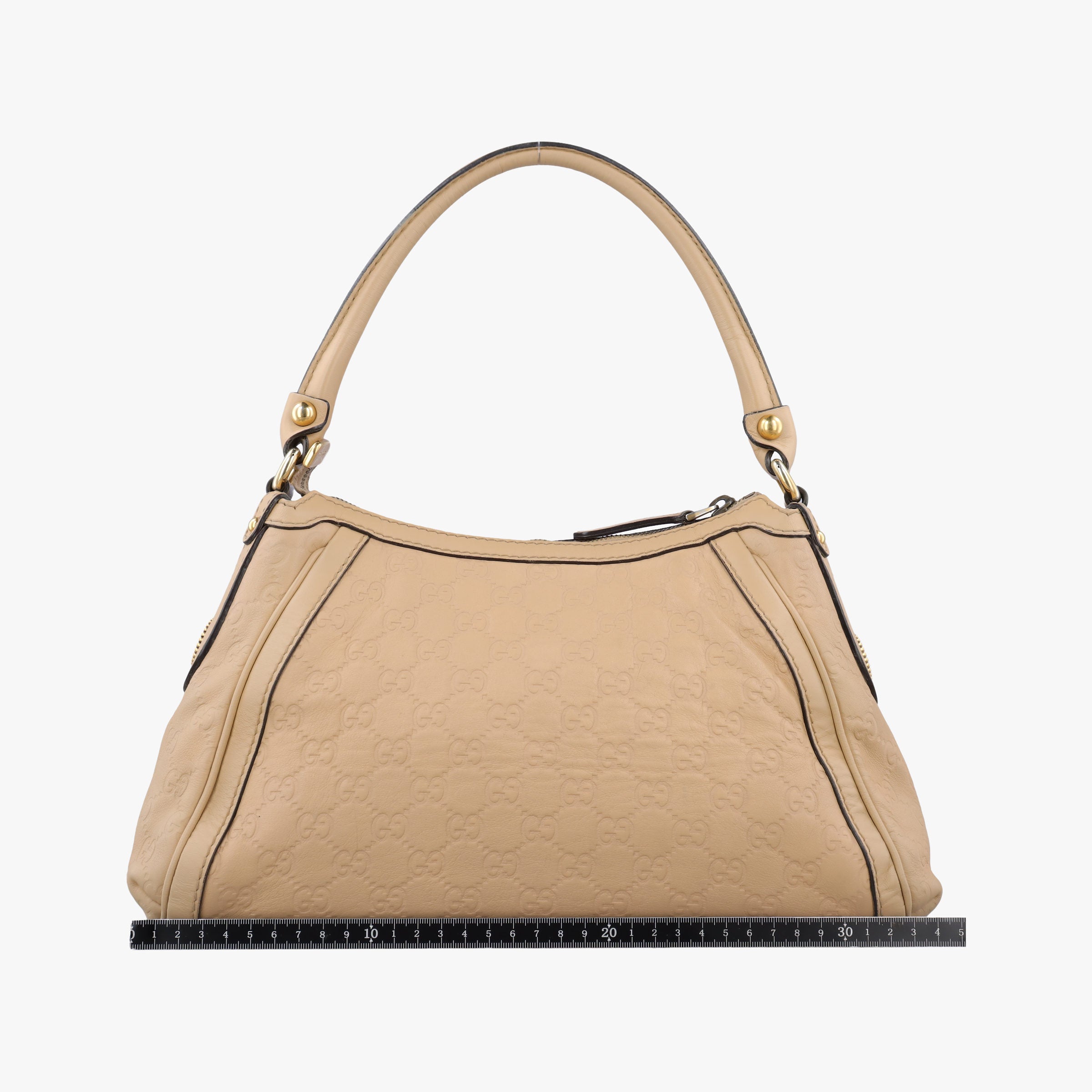 Vintage Gucci Guccissima Beige Leather 282298 handbag | stylenewstar