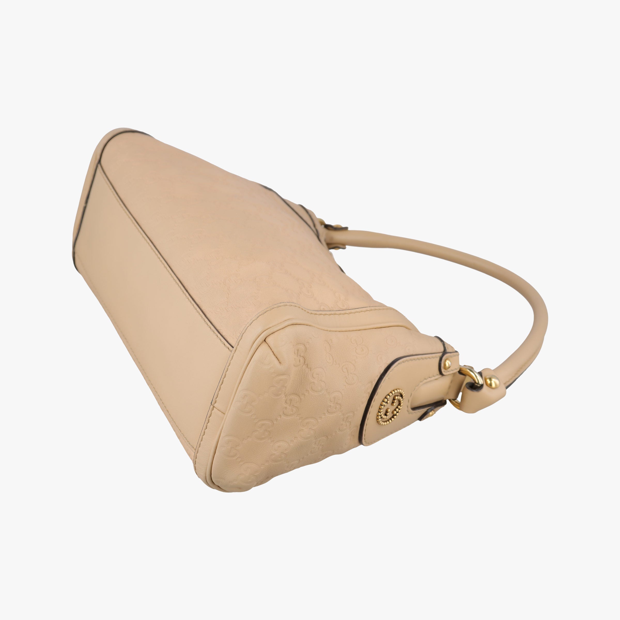 Vintage Gucci Guccissima Beige Leather 282298 handbag | stylenewstar