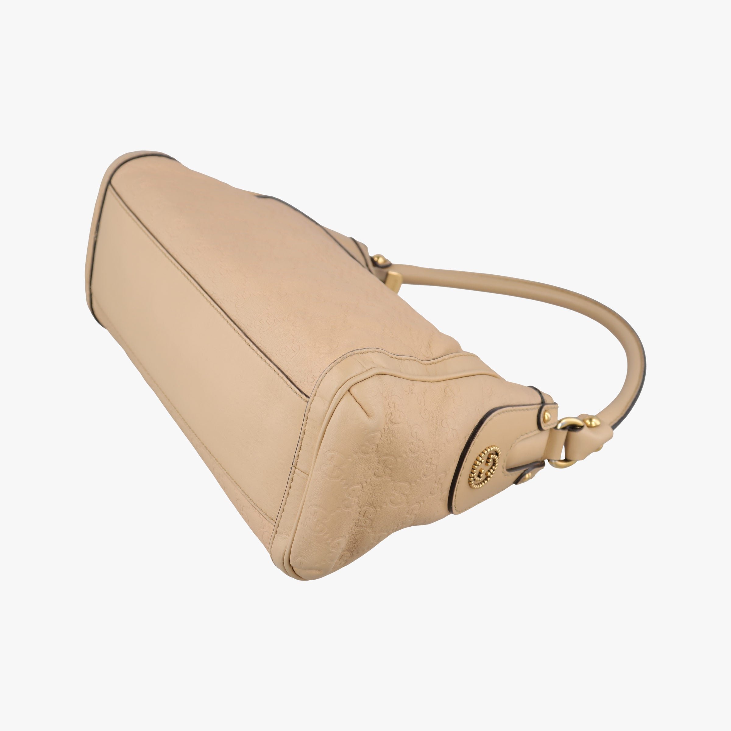 Vintage Gucci Guccissima Beige Leather 282298 handbag | stylenewstar