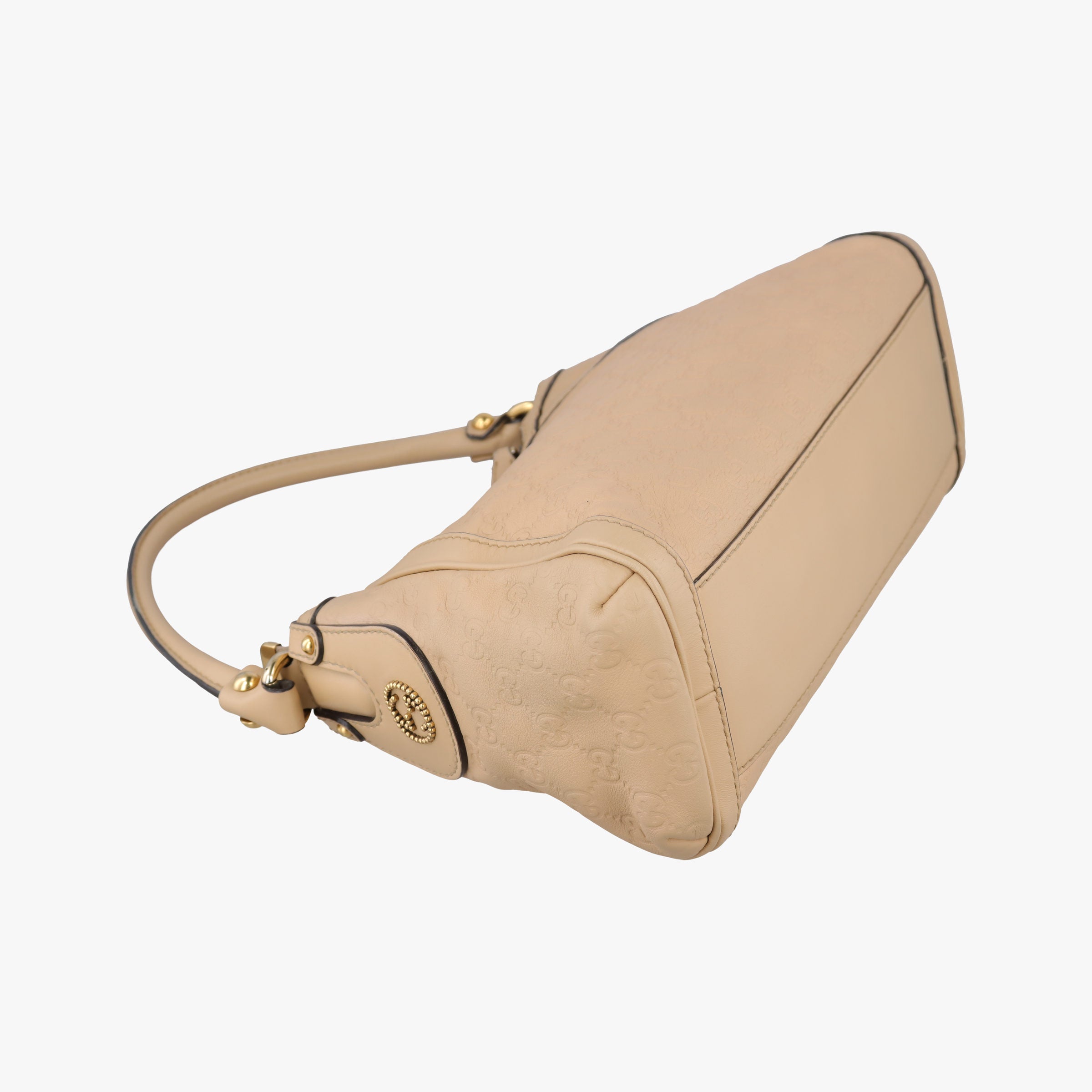 Vintage Gucci Guccissima Beige Leather 282298 handbag | stylenewstar