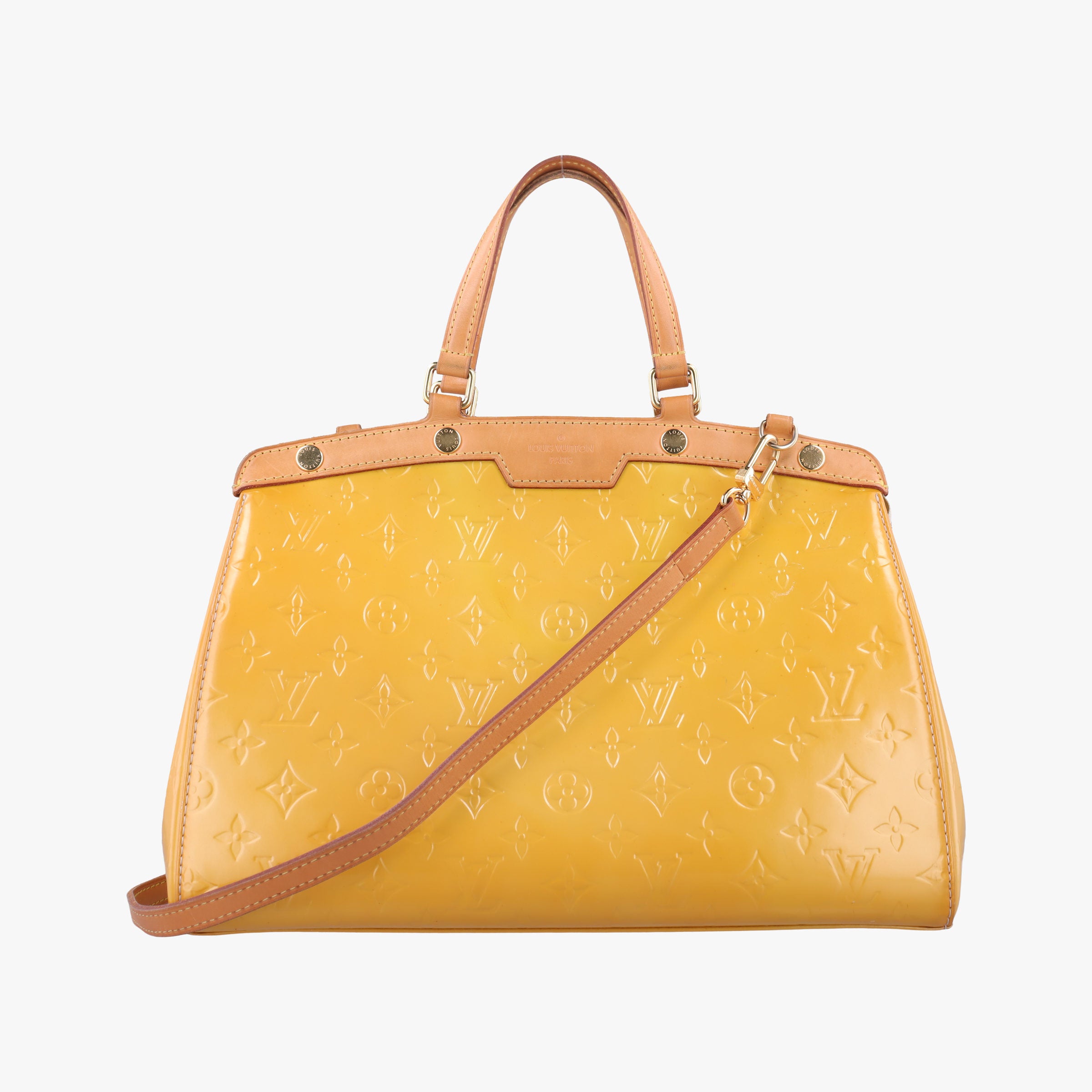 Pre-owned Louis Vuitton Brea MM Dunne Vernis M90180 shoulderbag | stylenewstar