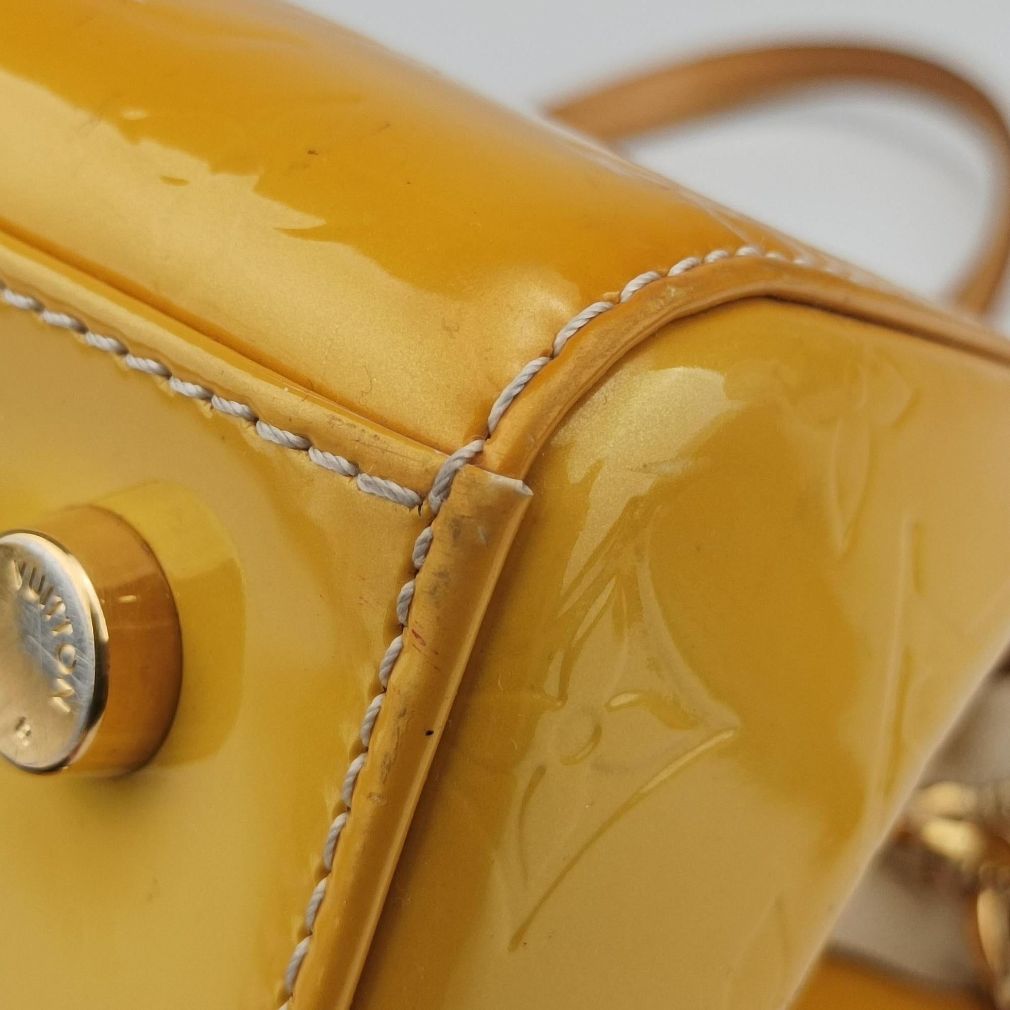 Pre-owned Louis Vuitton Brea MM Dunne Vernis M90180 shoulderbag | stylenewstar