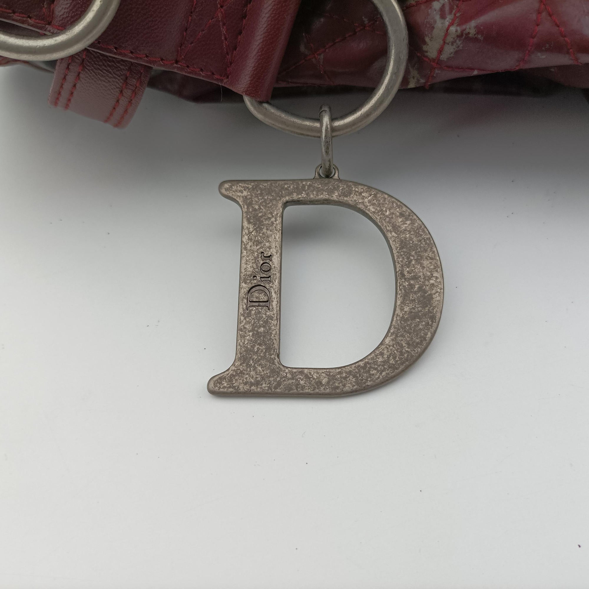 Pre-owned Christian Dior Cannage Red leather  handbag | stylenewstar