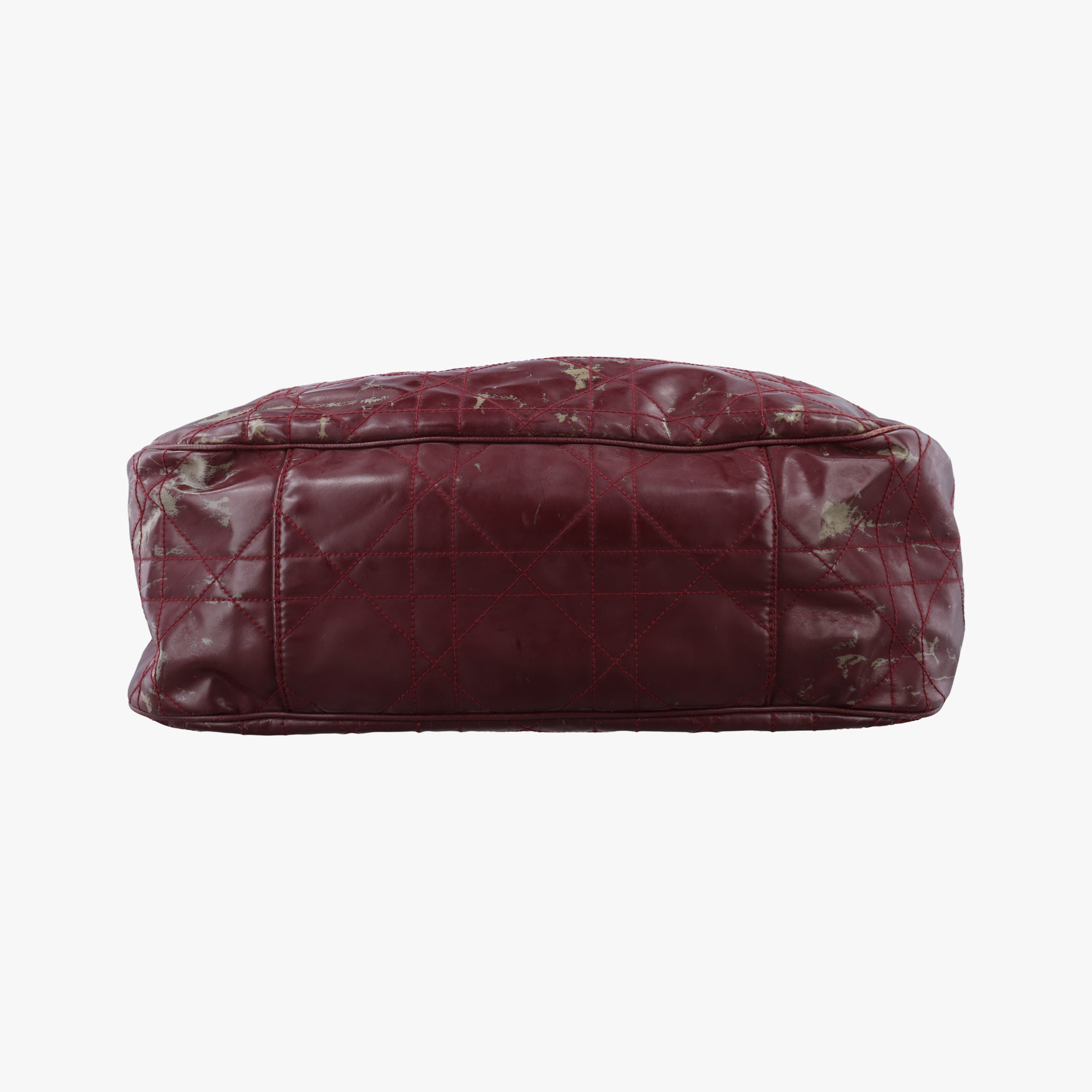 Pre-owned Christian Dior Cannage Red leather  handbag | stylenewstar
