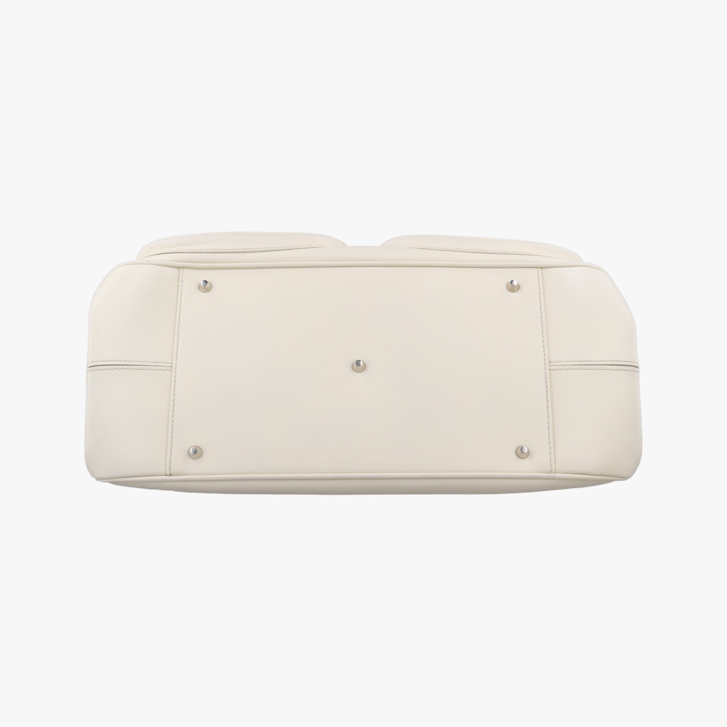 Pre-owned Christian Dior Detective White leather  handbag | stylenewstar