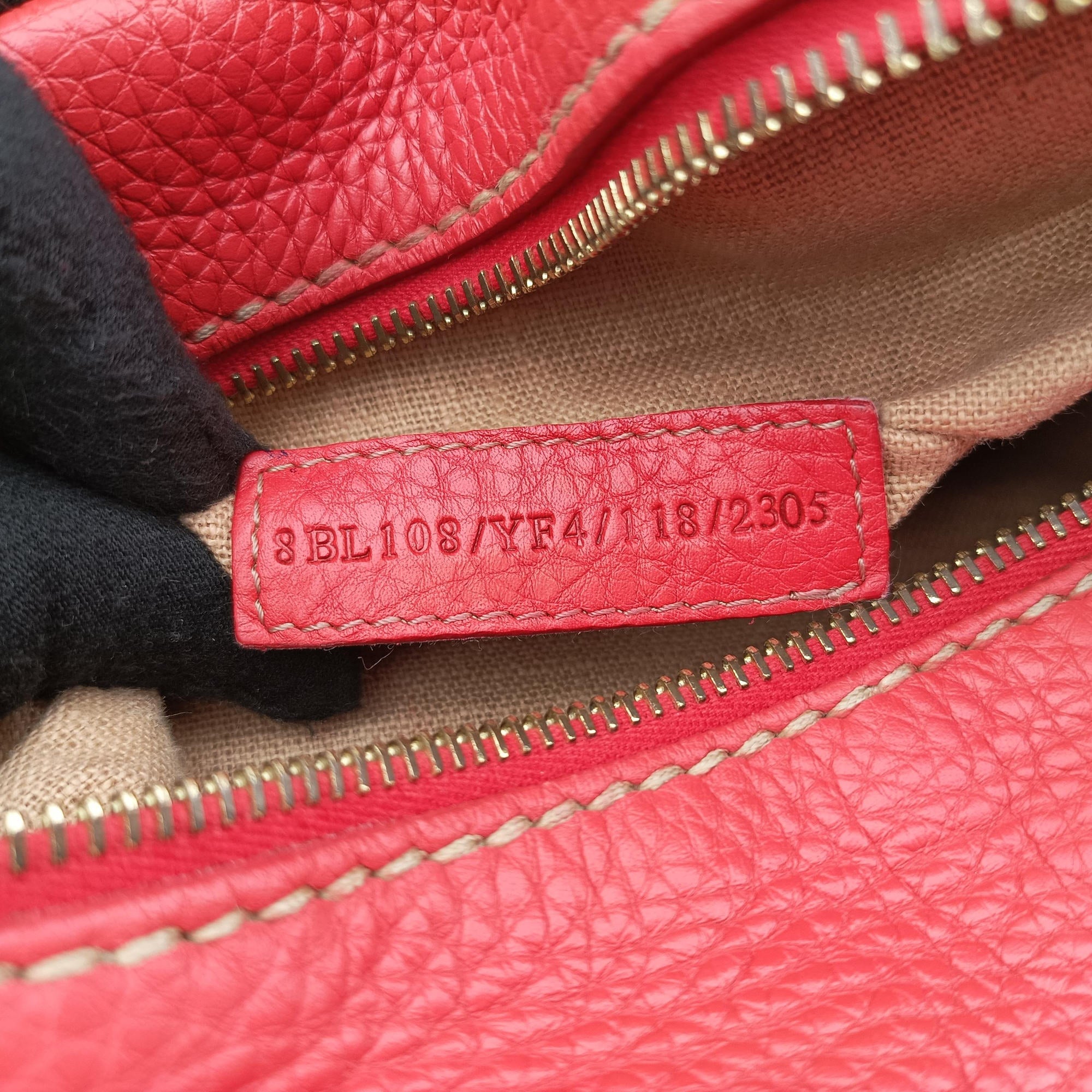 Vintage Fendi Forever Bauletto Red Leather 8BL108 shoulderbag | stylenewstar