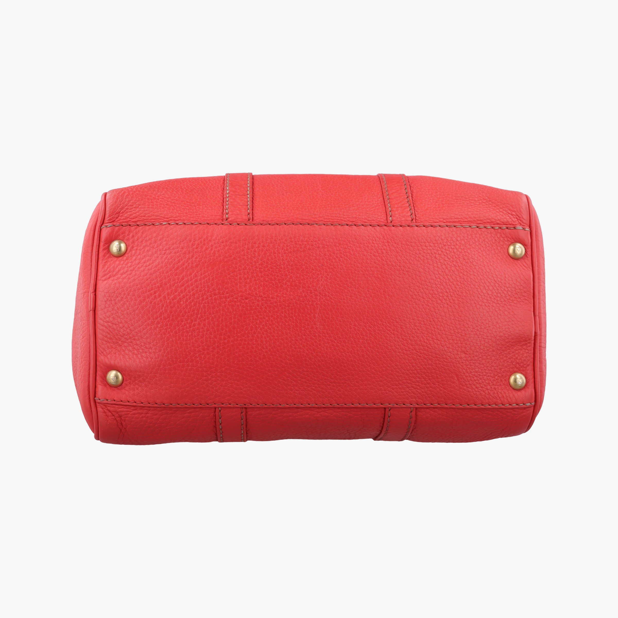 Vintage Fendi Forever Bauletto Red Leather 8BL108 shoulderbag | stylenewstar