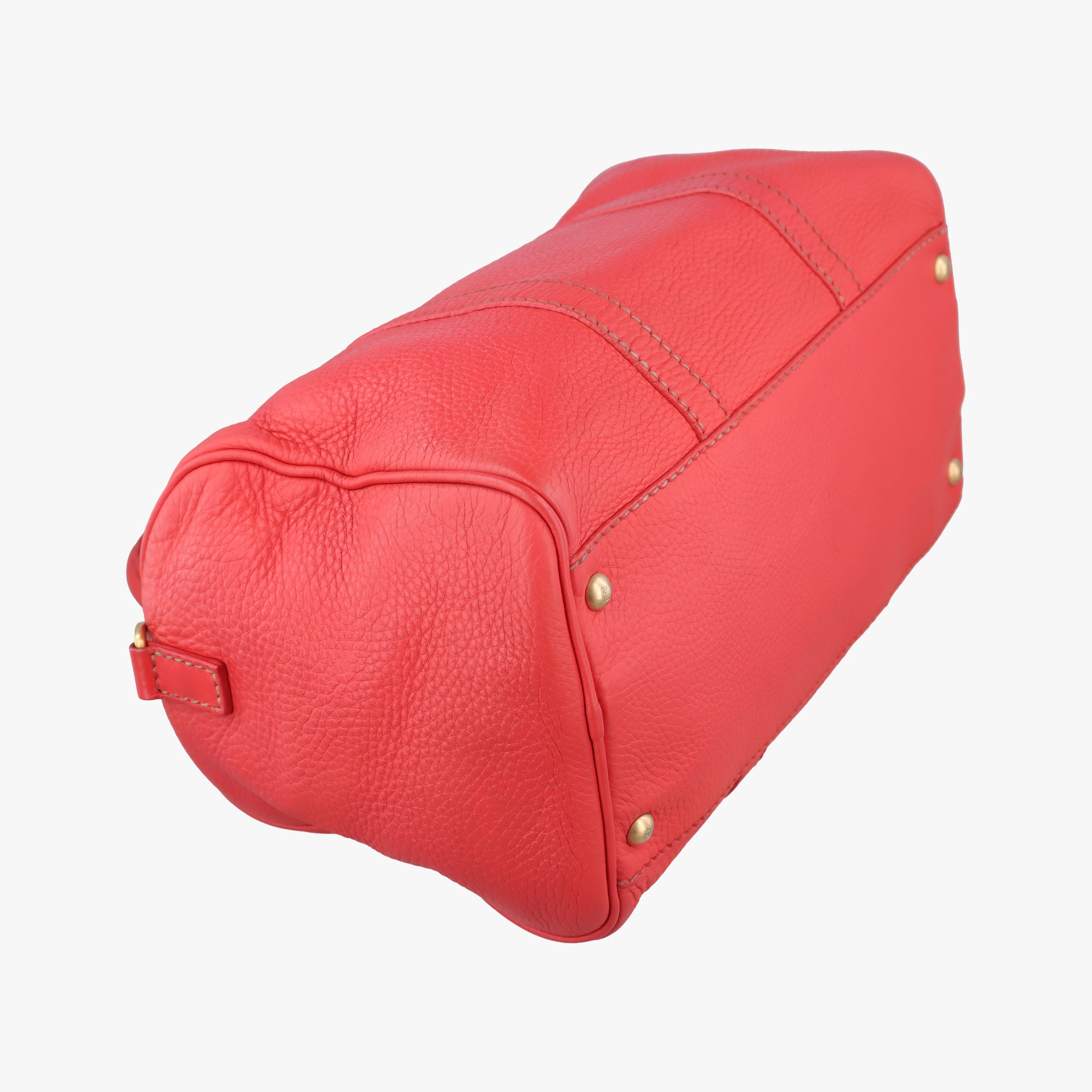 Vintage Fendi Forever Bauletto Red Leather 8BL108 shoulderbag | stylenewstar