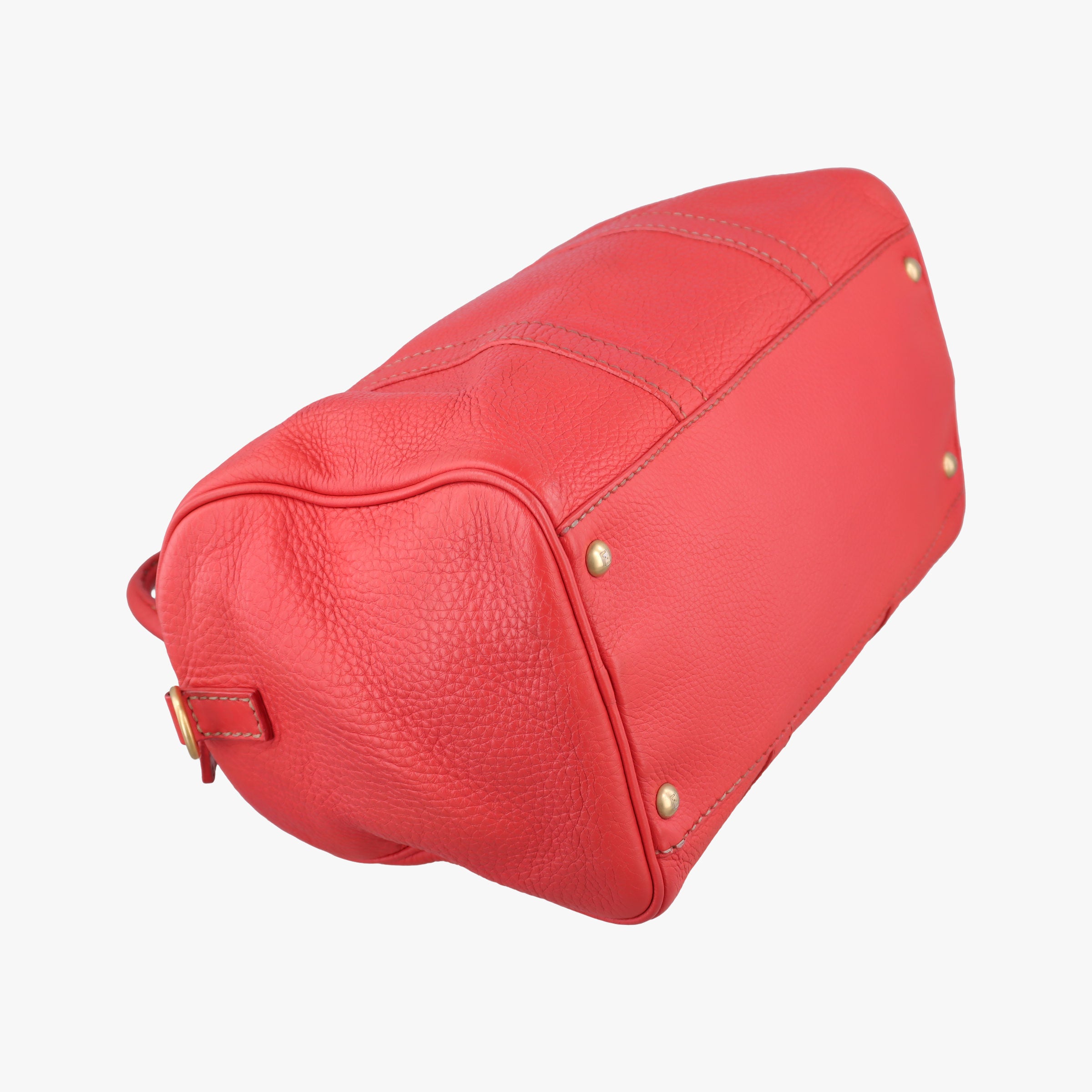 Vintage Fendi Forever Bauletto Red Leather 8BL108 shoulderbag | stylenewstar