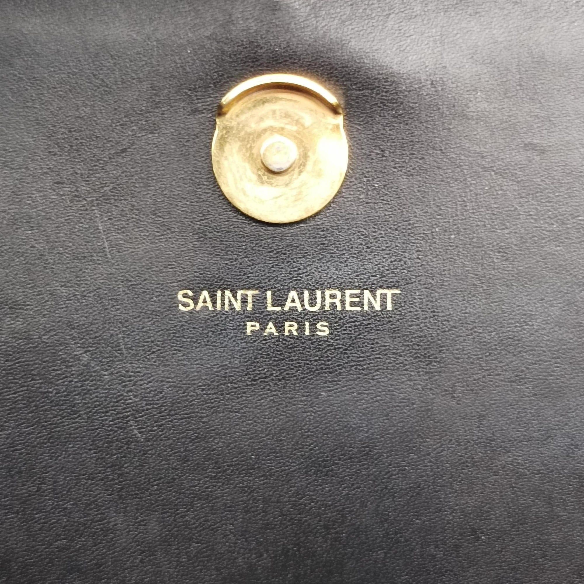 Vintage Yves Saint Laurent KATE Black Leather 856096 shoulderbag | stylenewstar