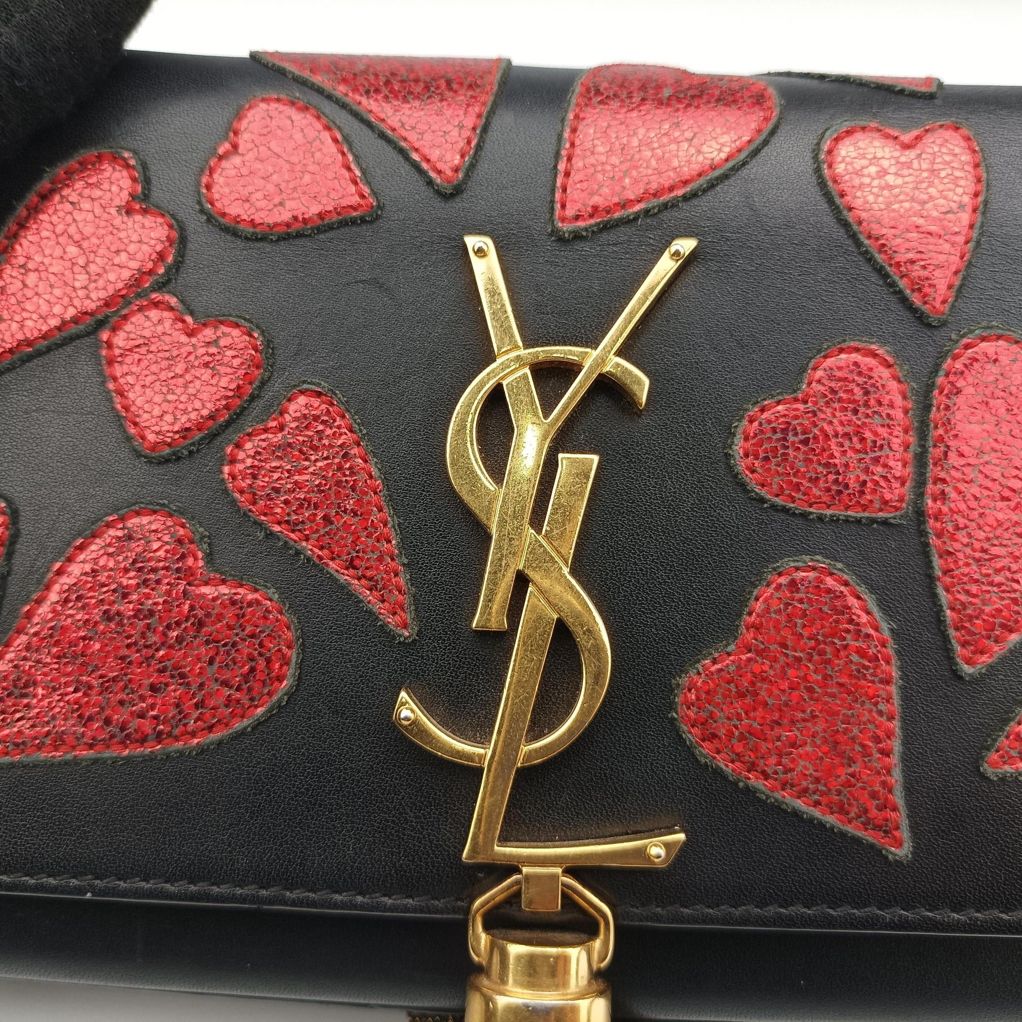 Vintage Yves Saint Laurent KATE Black Leather 856096 shoulderbag | stylenewstar