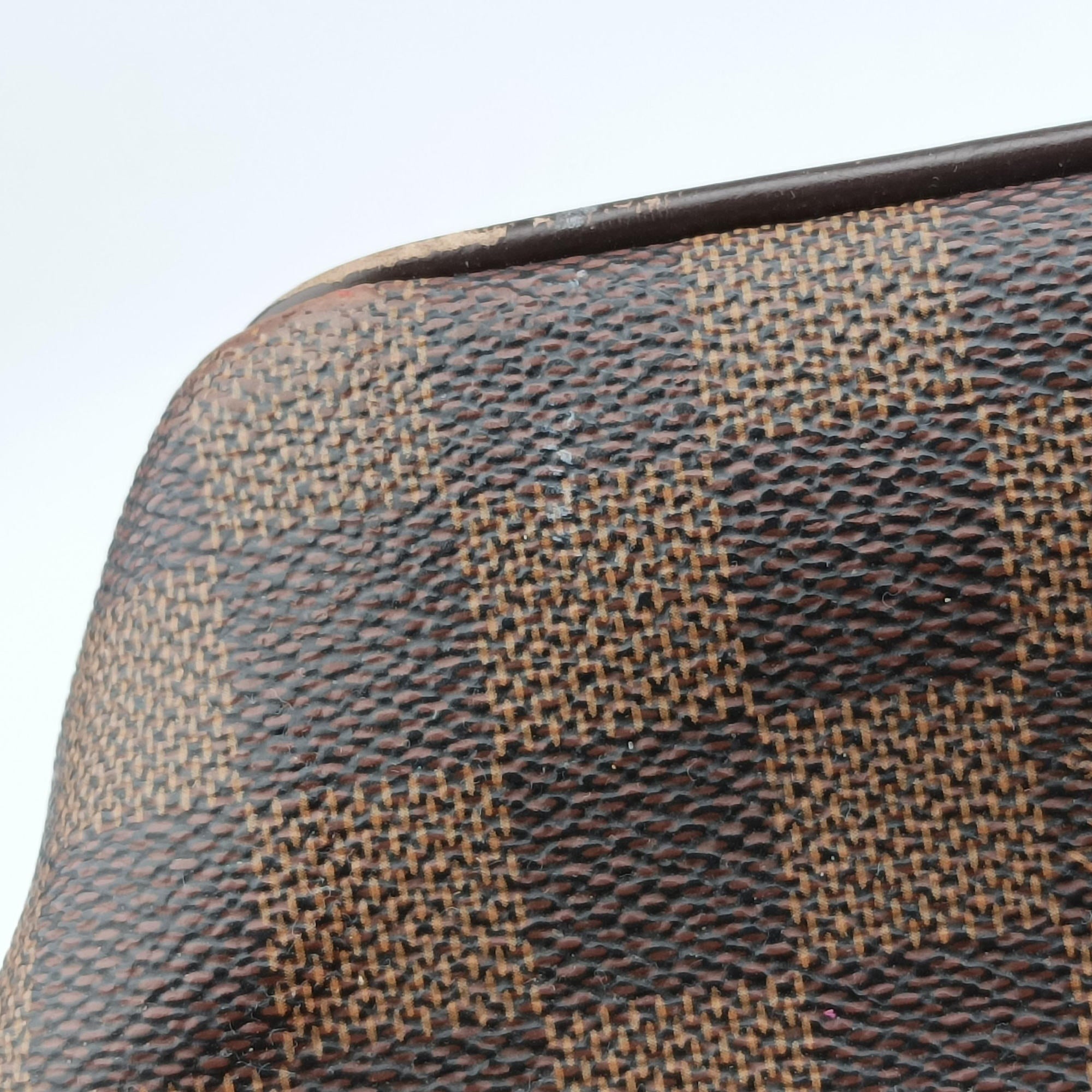 Pre-owned Louis Vuitton BERGAMO MM EBENE Damier Canvas N41168 shoulderbag | stylenewstar